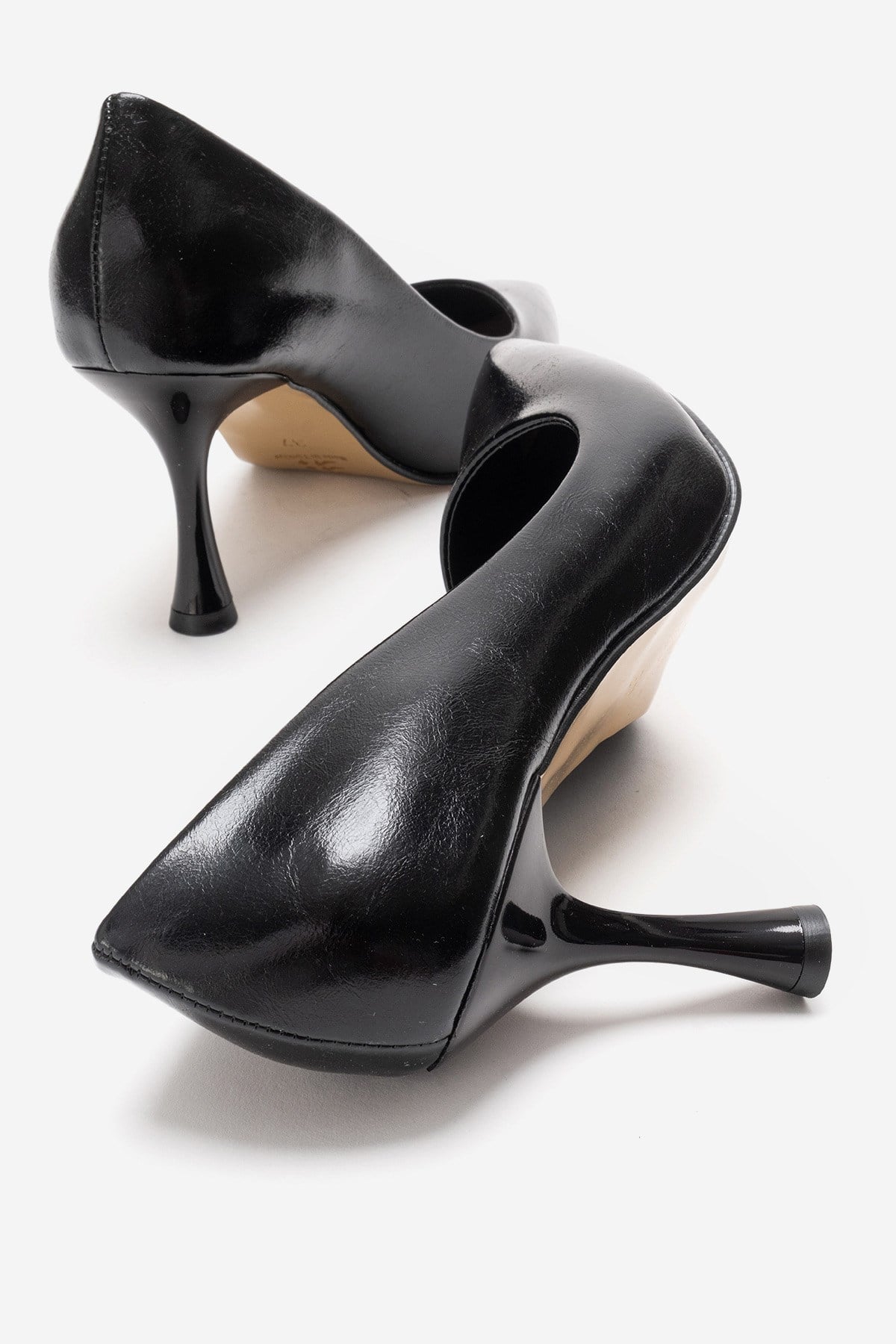 Ccway Siyah Ccway Stiletto Kadın Ayakkabı