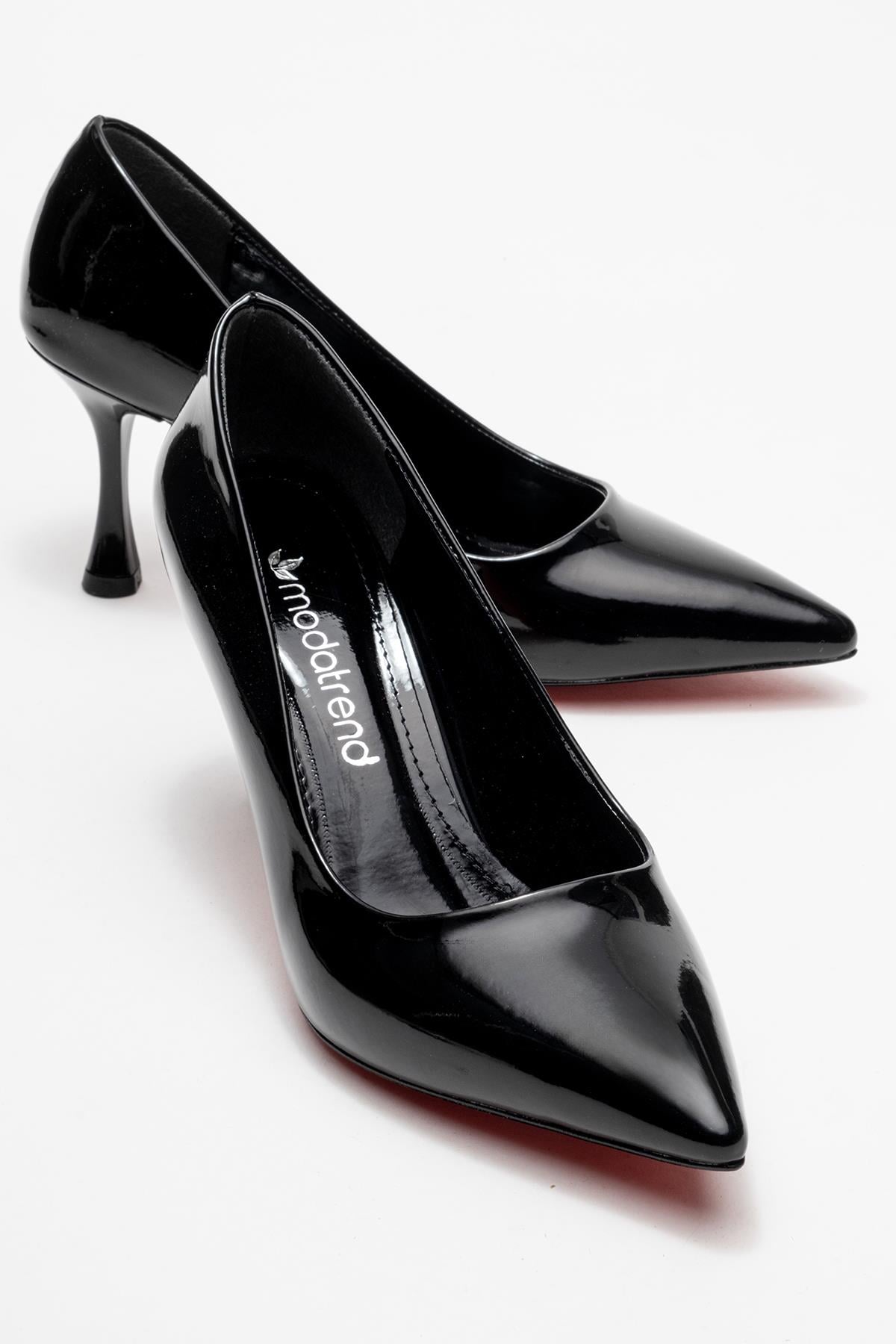 Ccway Siyah Ccway Stiletto Kadın Ayakkabı;