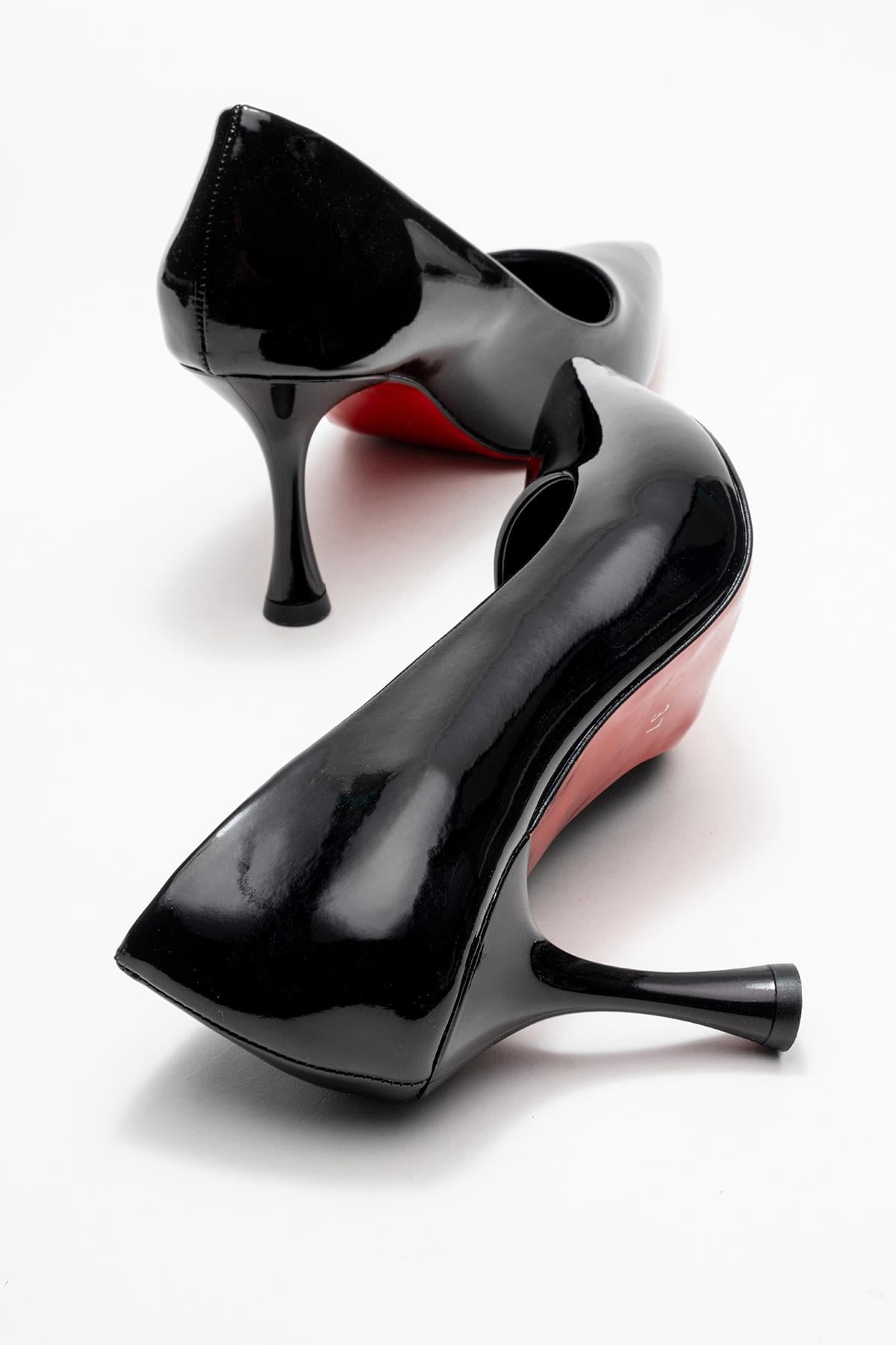 Ccway Siyah Ccway Stiletto Kadın Ayakkabı;