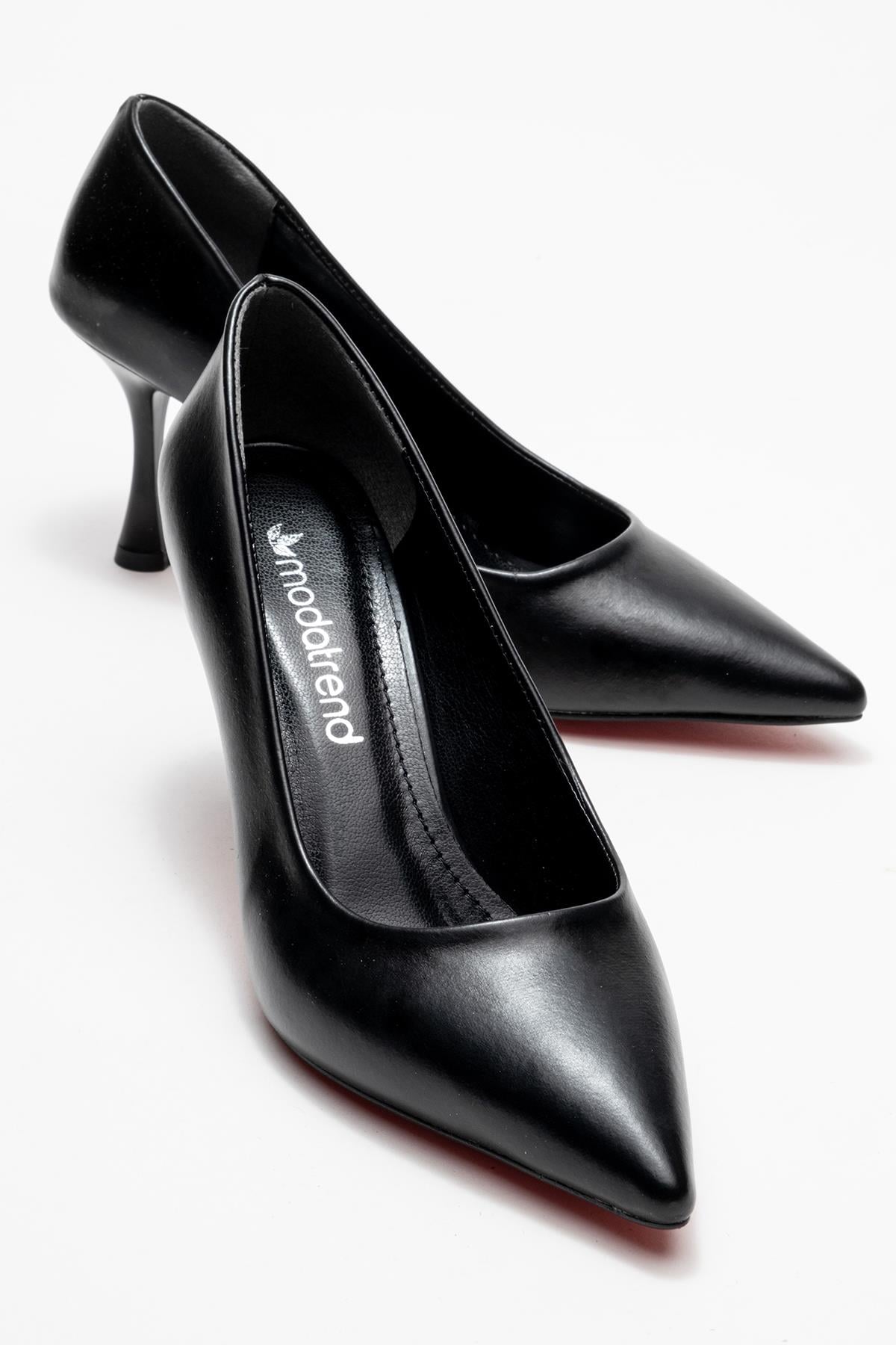 Ccway Siyah Ccway Stiletto Kadın Ayakkabı;