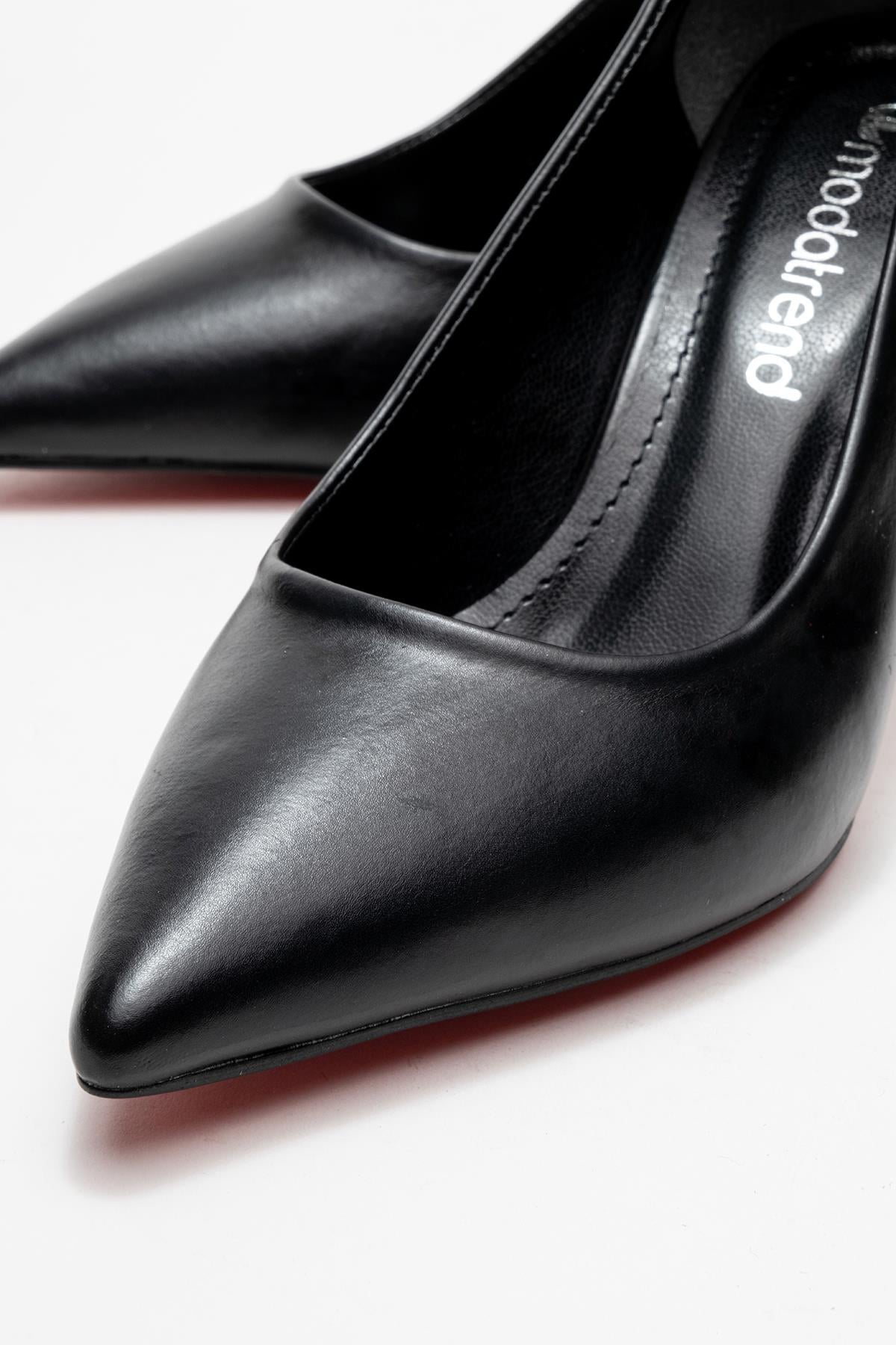 Ccway Siyah Ccway Stiletto Kadın Ayakkabı;