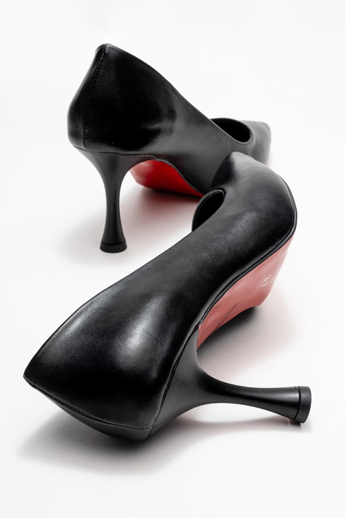 Ccway Siyah Ccway Stiletto Kadın Ayakkabı;