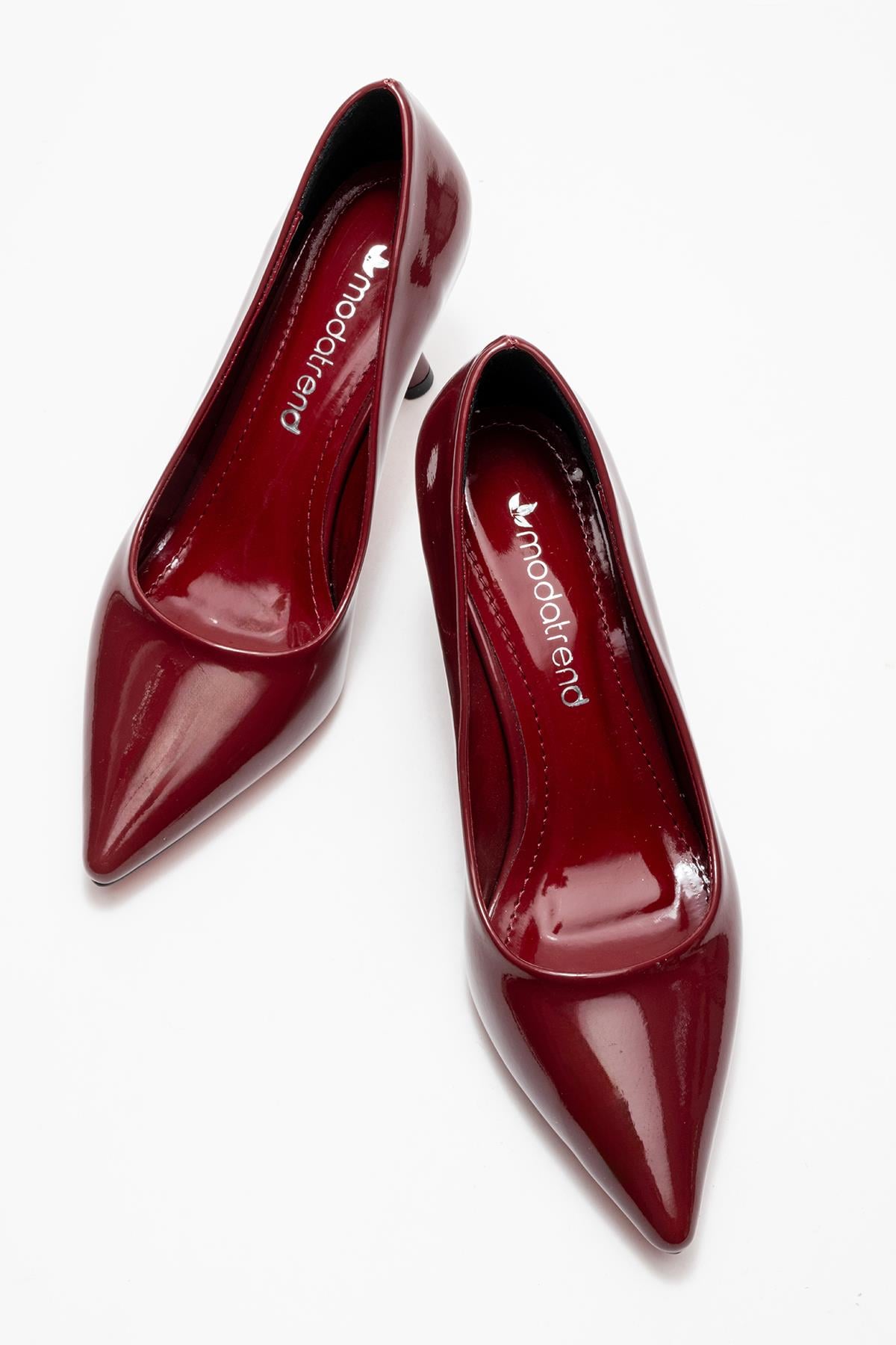 Ccway Siyah Ccway Stiletto Kadın Ayakkabı;