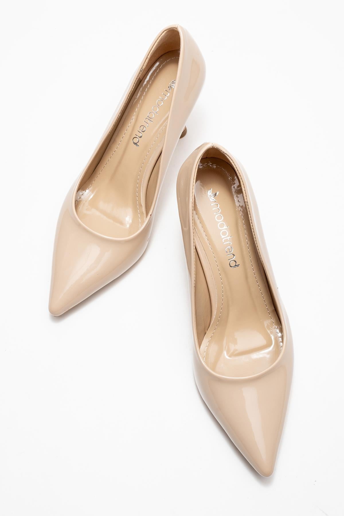 Ccway Siyah Ccway Stiletto Kadın Ayakkabı;