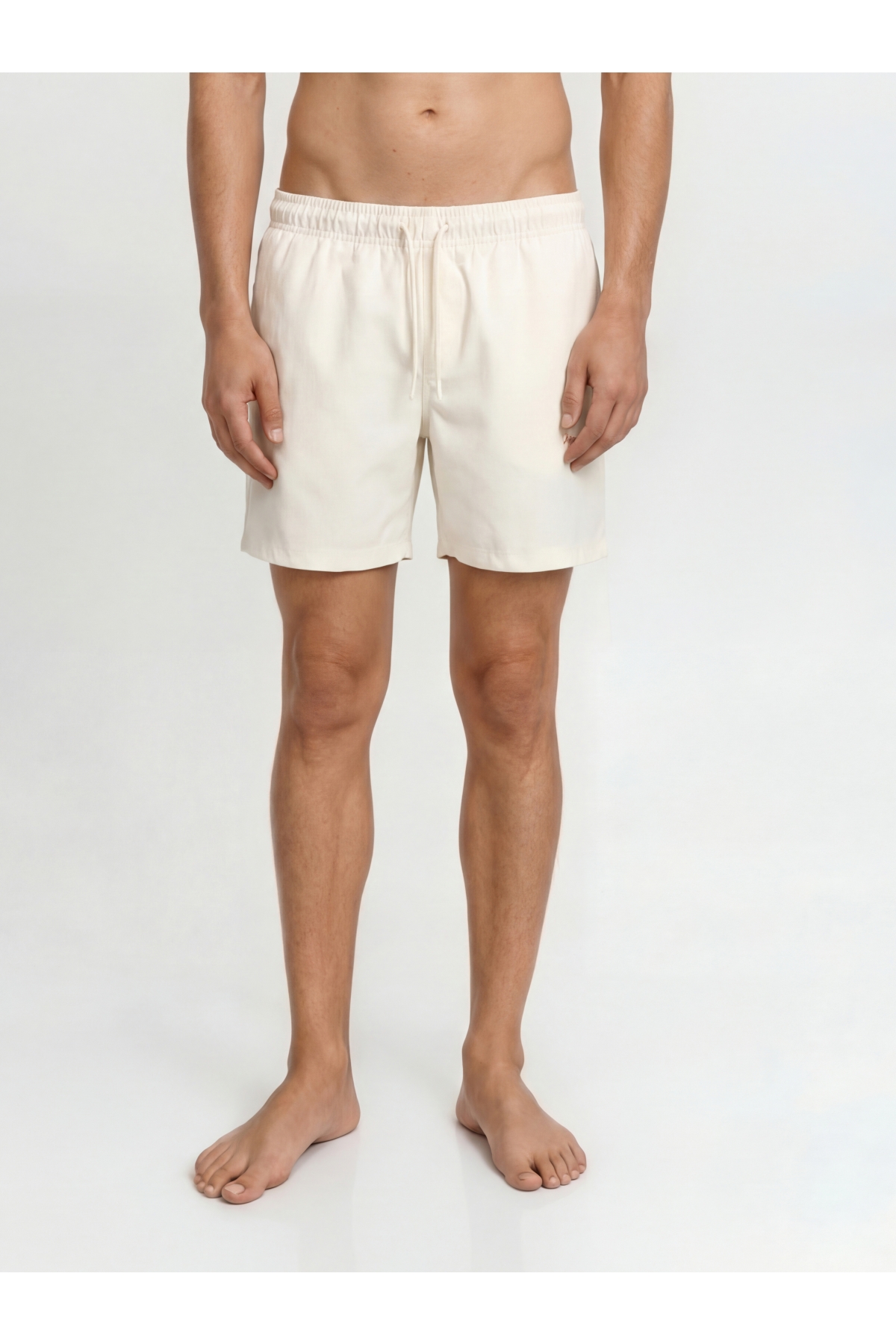 Jack Jones Jpstmauı Norrebro Swım Shorts Reg Ret Erkek Beyaz Deniz