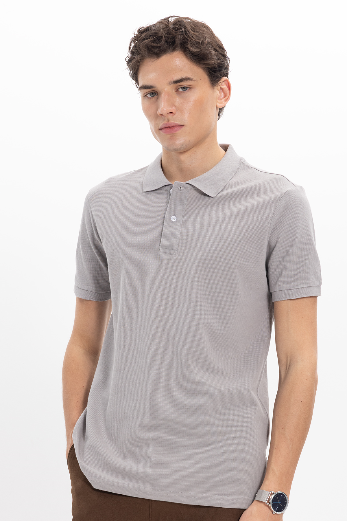 ML CRIS 12ELG7003 5FX GRI Erkek Kısa Kol T-Shirt Fiyatları | Flo