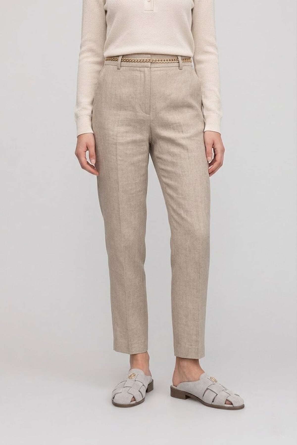 Ayakkabı Fuarı Siyah Ayakkabı Fuarı Fuari Elit ZYN4200 Kadın Hakiki Deri Düz Terlik