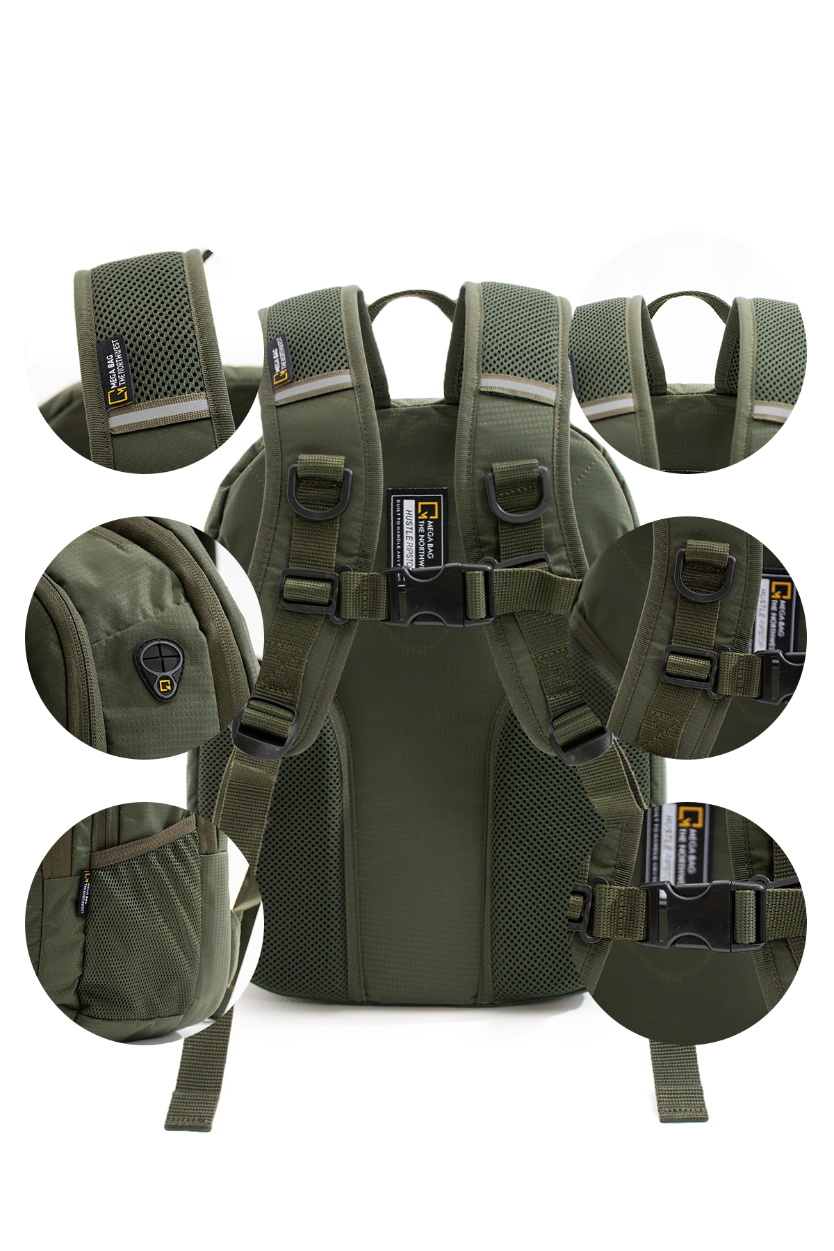 M 6014 - Mega The Northwest Hustle Ripstop Modeli Sırt Çantası