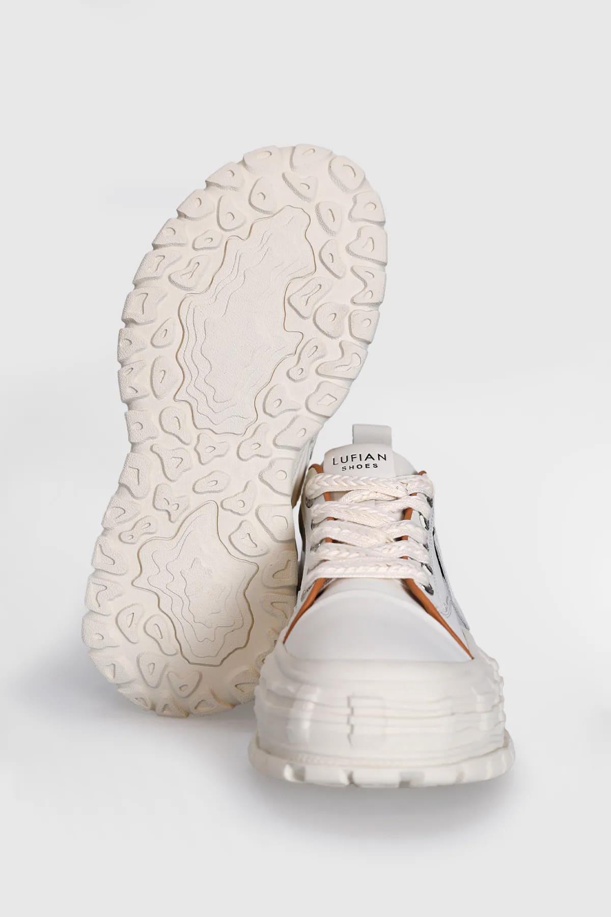 Zeta Beyaz Hakiki Deri Kadın Sneaker Ayakkabı 121230002 Fiyatları