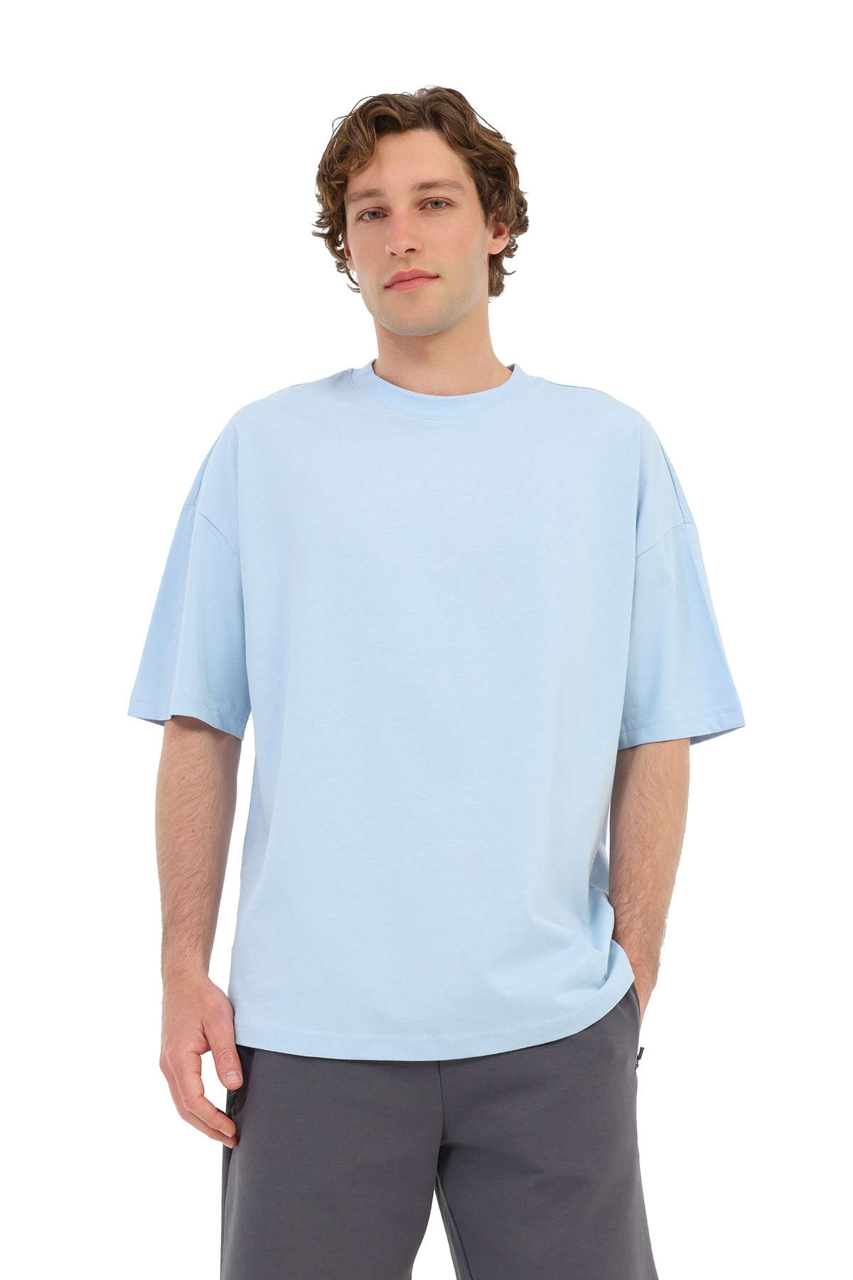 Lumberjack MB SSROS 11HS113 6FX Mavi Erkek Kısa Kol T-Shirt