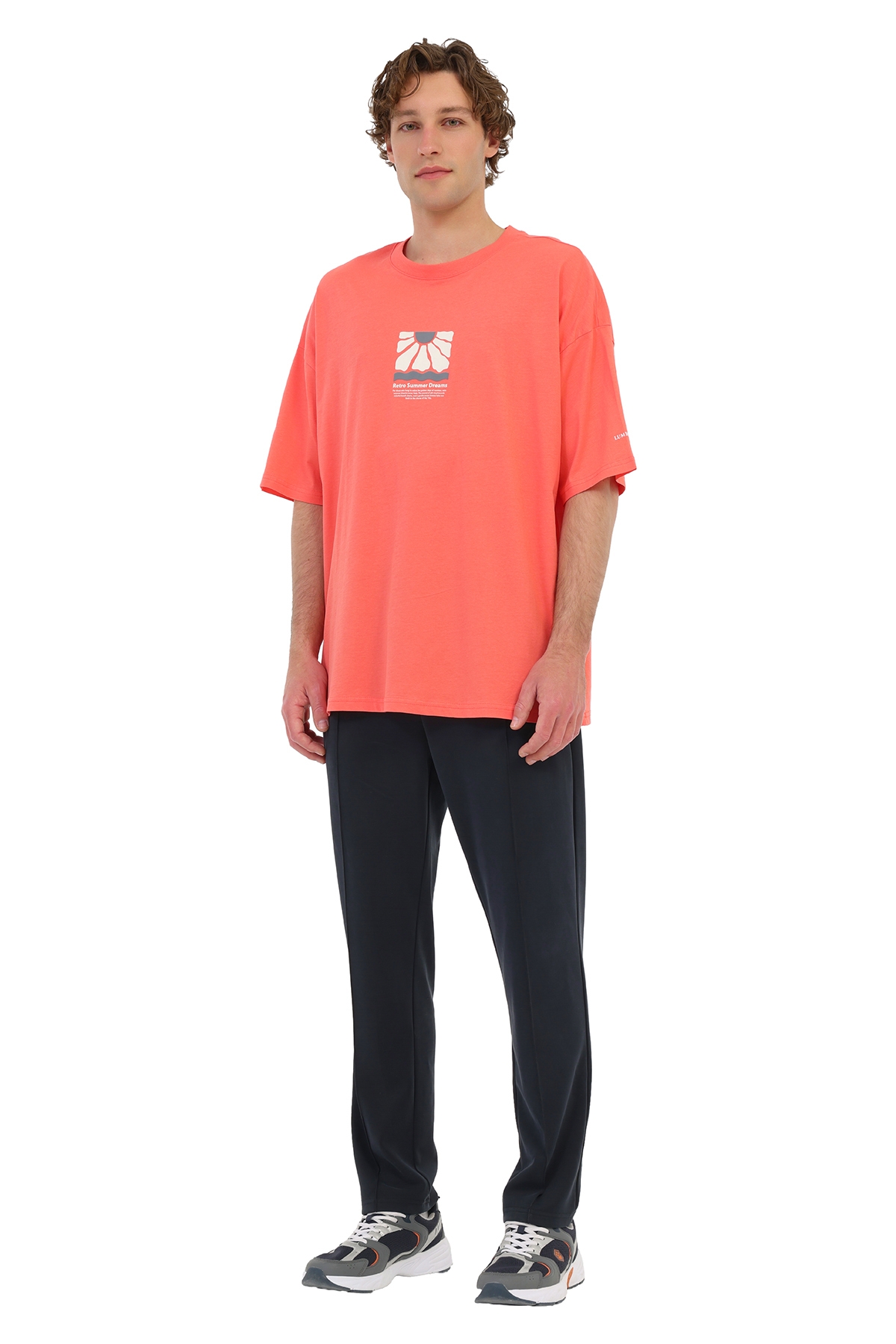 Lumberjack ML RAVON 11HL-202 Nar Çiçeği Erkek Kısa Kol T-Shirt