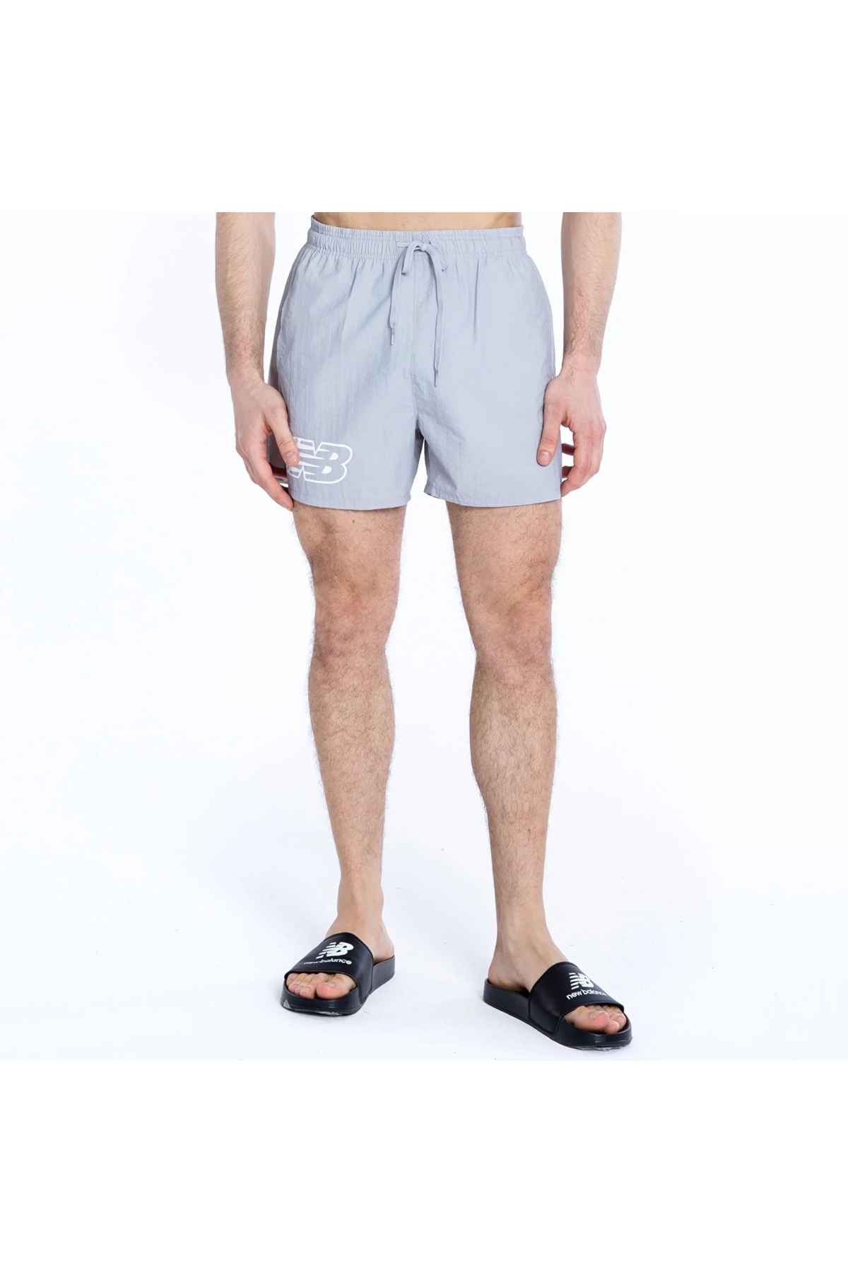 New Balance Erkek Gri Deniz Şortu MNS1325-AG