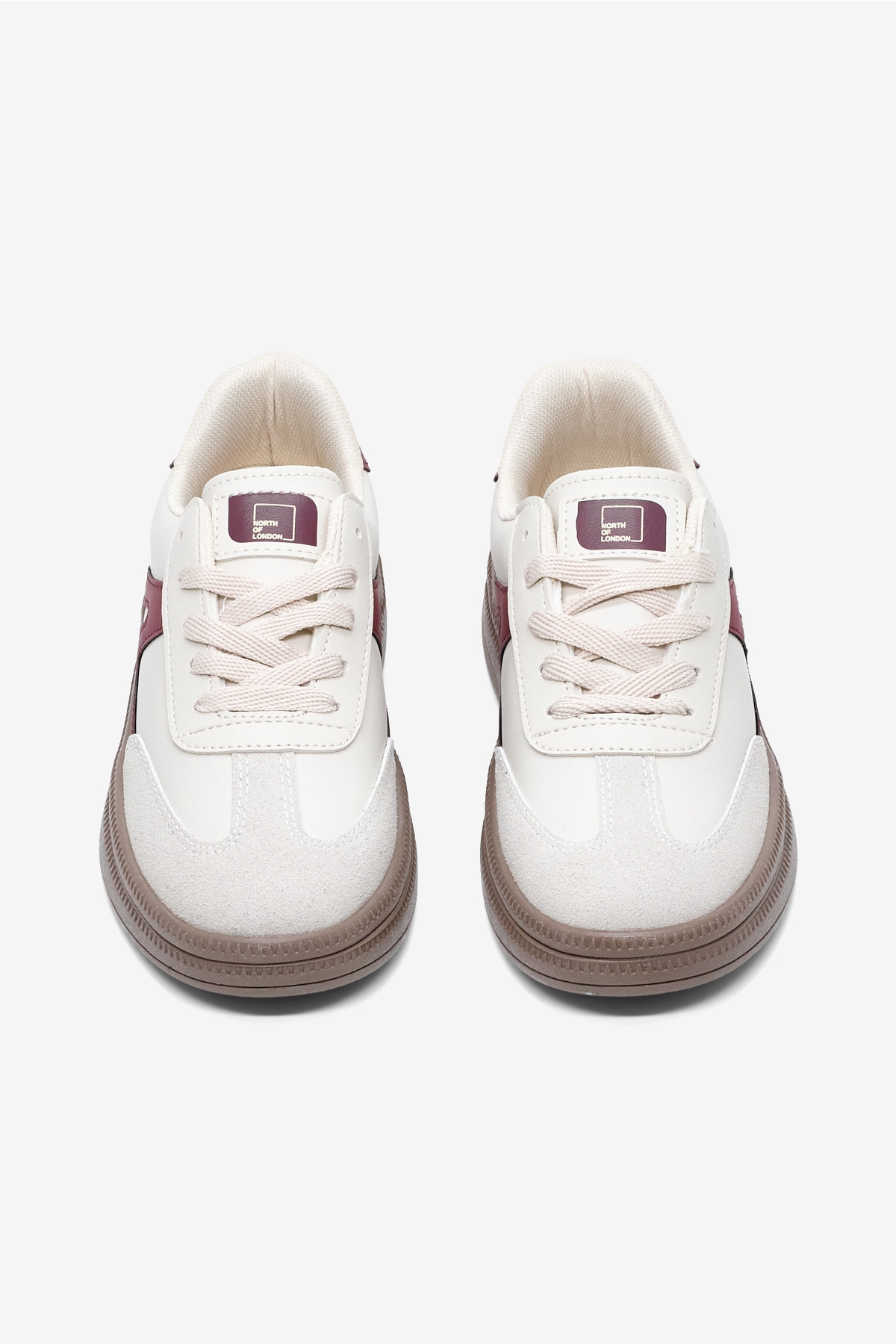 Tonny Black Beyaz Tonny Black Rahat Kalip Kadın Kauçuk Taban Bağcıklı Sneaker