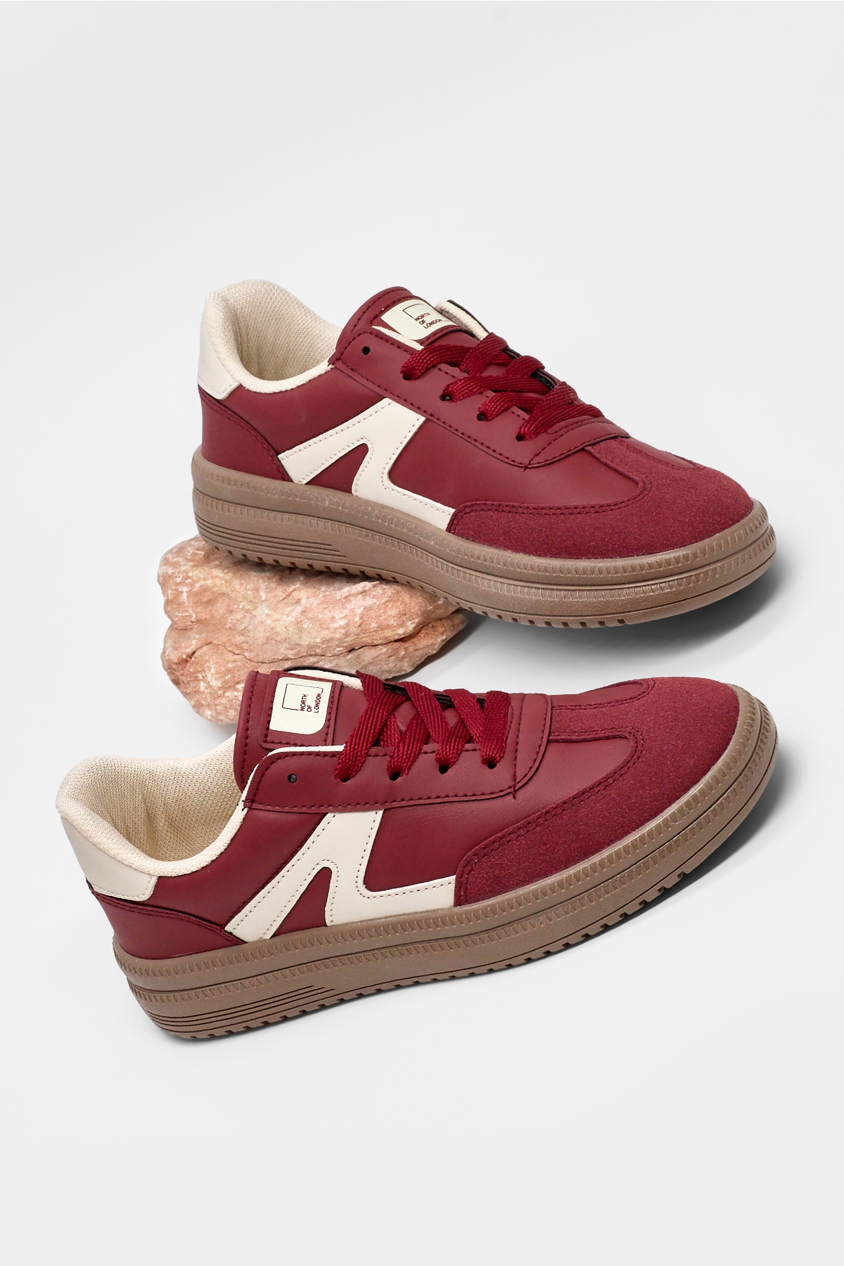 Tonny Black Beyaz Tonny Black Rahat Kalip Kadın Kauçuk Taban Bağcıklı Sneaker