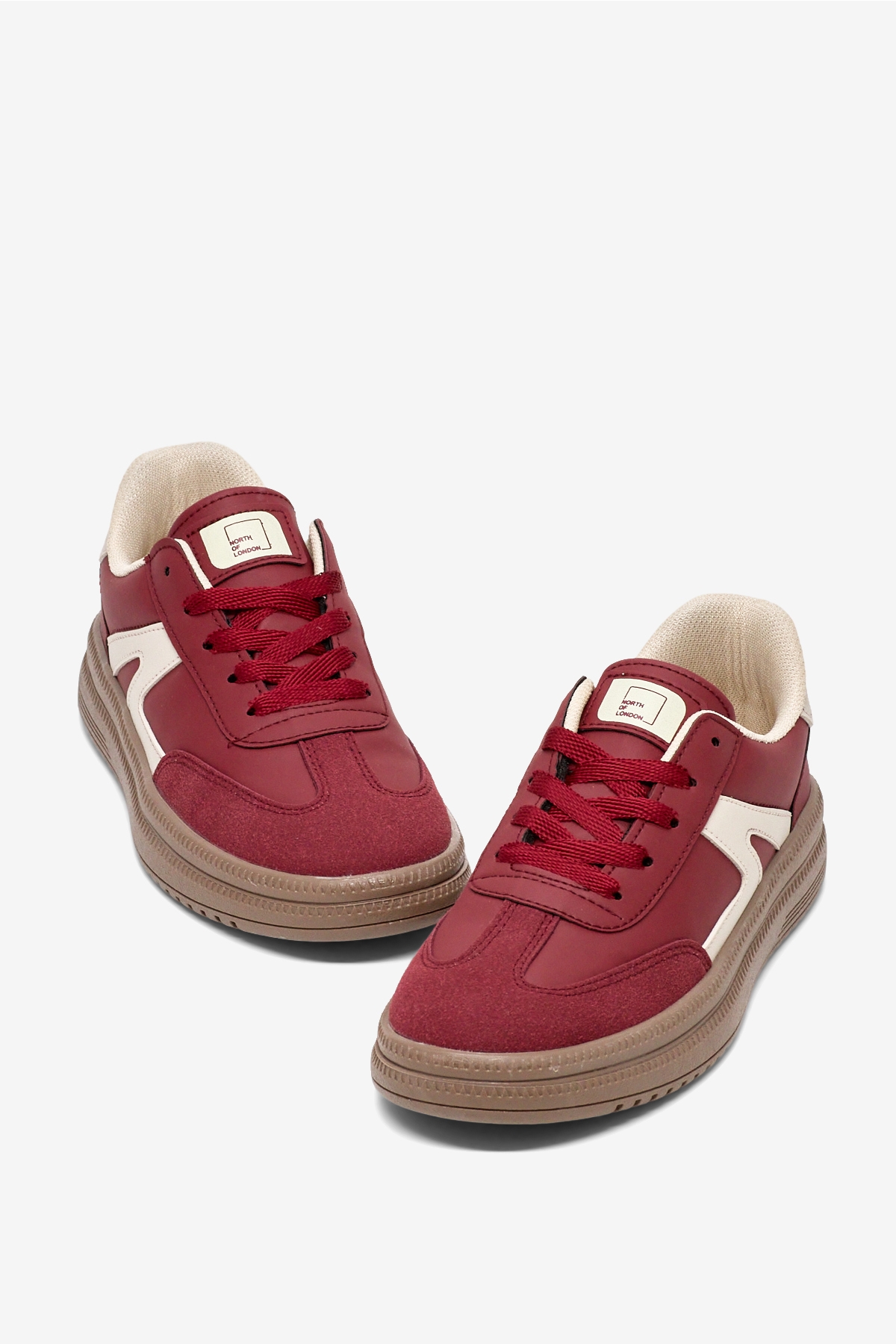 Tonny Black Beyaz Tonny Black Rahat Kalip Kadın Kauçuk Taban Bağcıklı Sneaker