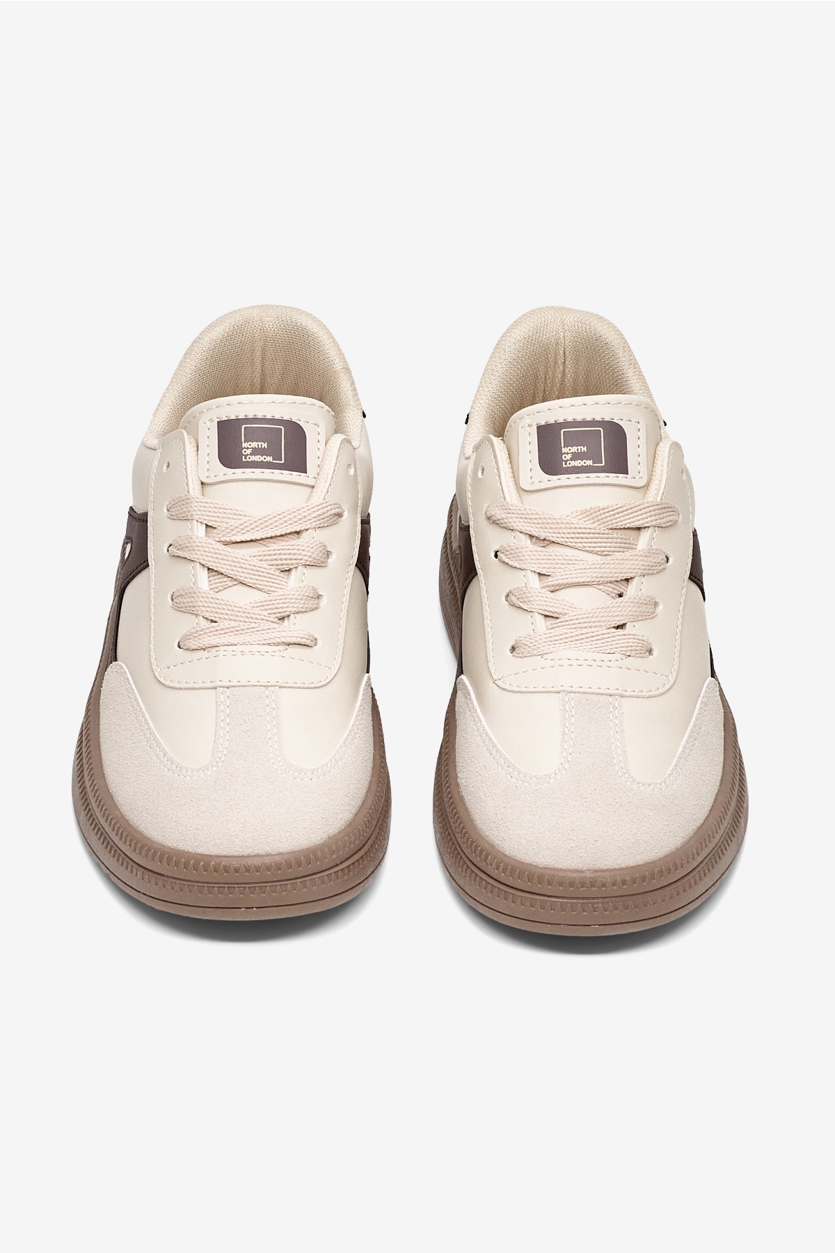 Tonny Black Beyaz Tonny Black Rahat Kalip Kadın Kauçuk Taban Bağcıklı Sneaker