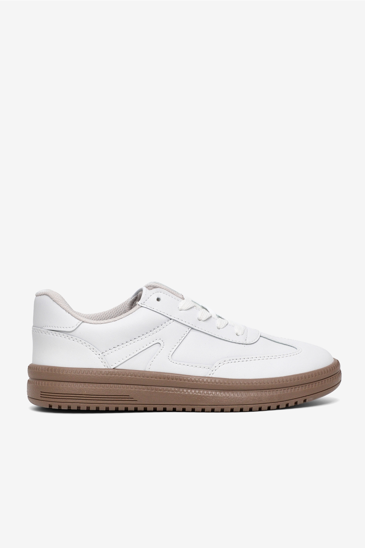 Tonny Black Beyaz Tonny Black Rahat Kalip Kadın Kauçuk Taban Bağcıklı Sneaker