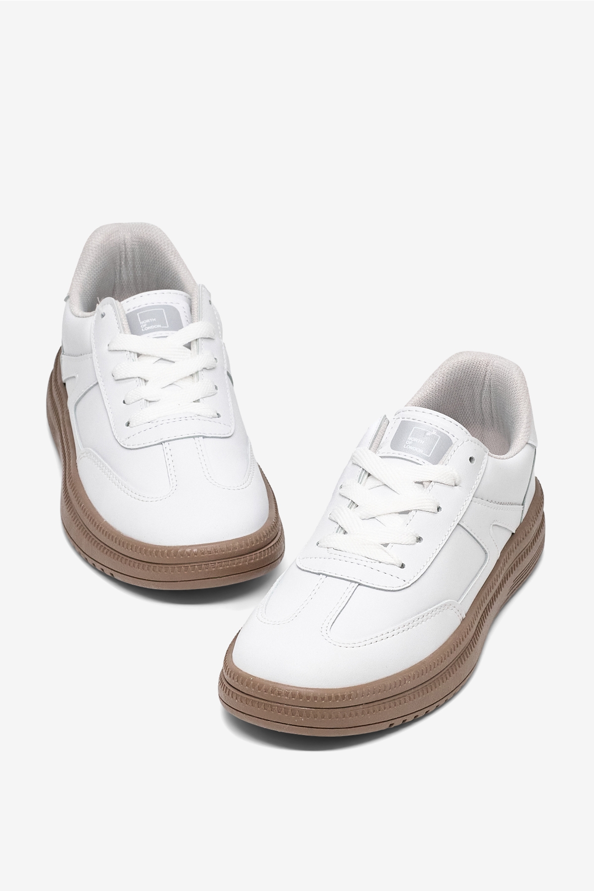 Tonny Black Beyaz Tonny Black Rahat Kalip Kadın Kauçuk Taban Bağcıklı Sneaker