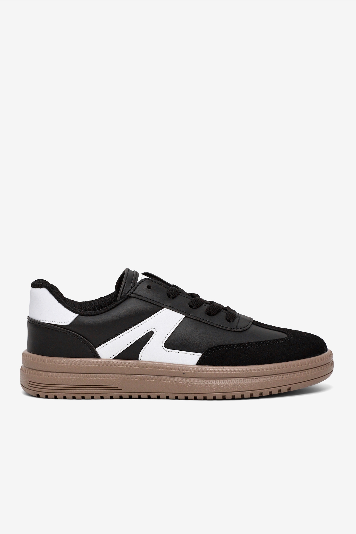 Tonny Black Beyaz Tonny Black Rahat Kalip Kadın Kauçuk Taban Bağcıklı Sneaker