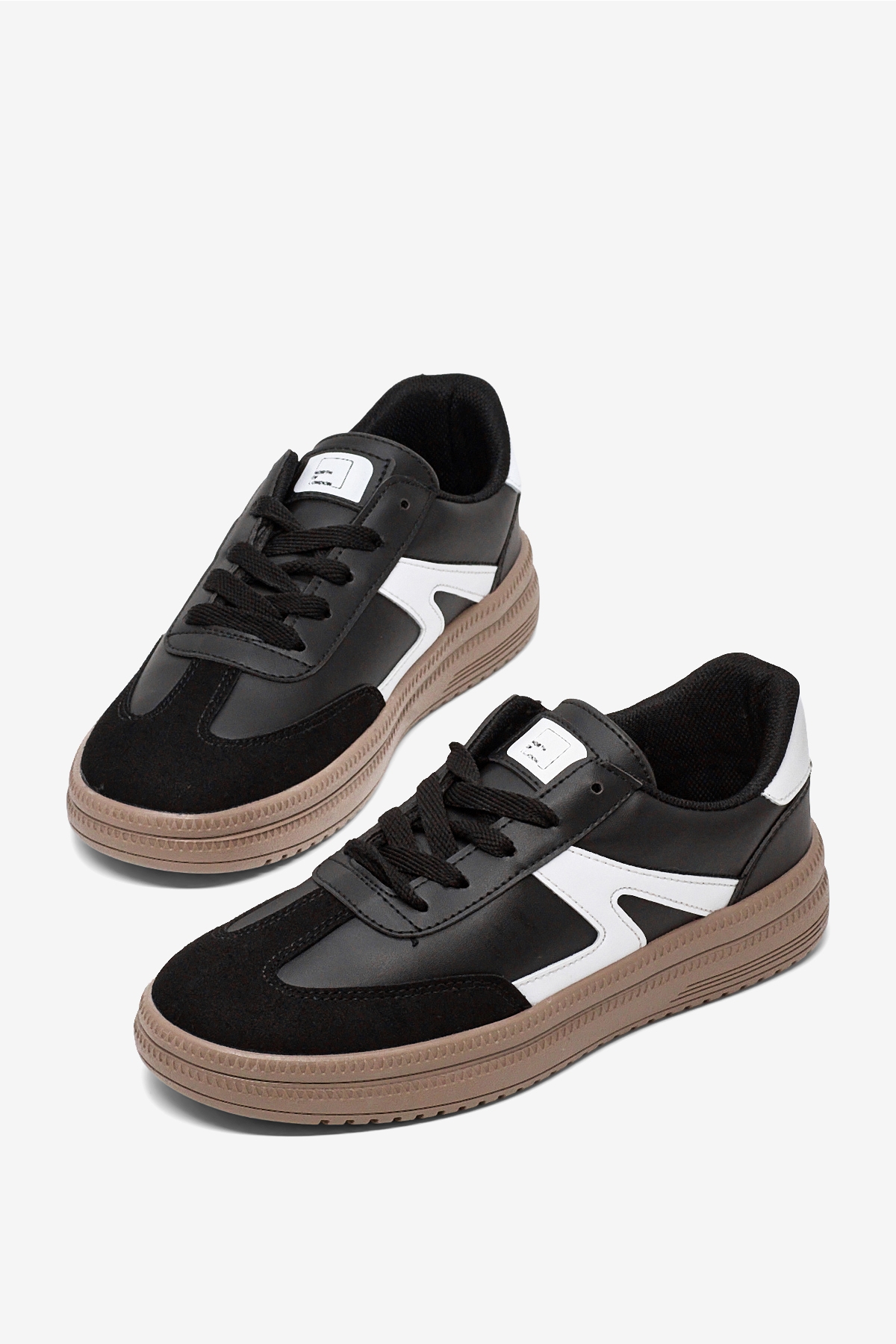 Tonny Black Beyaz Tonny Black Rahat Kalip Kadın Kauçuk Taban Bağcıklı Sneaker