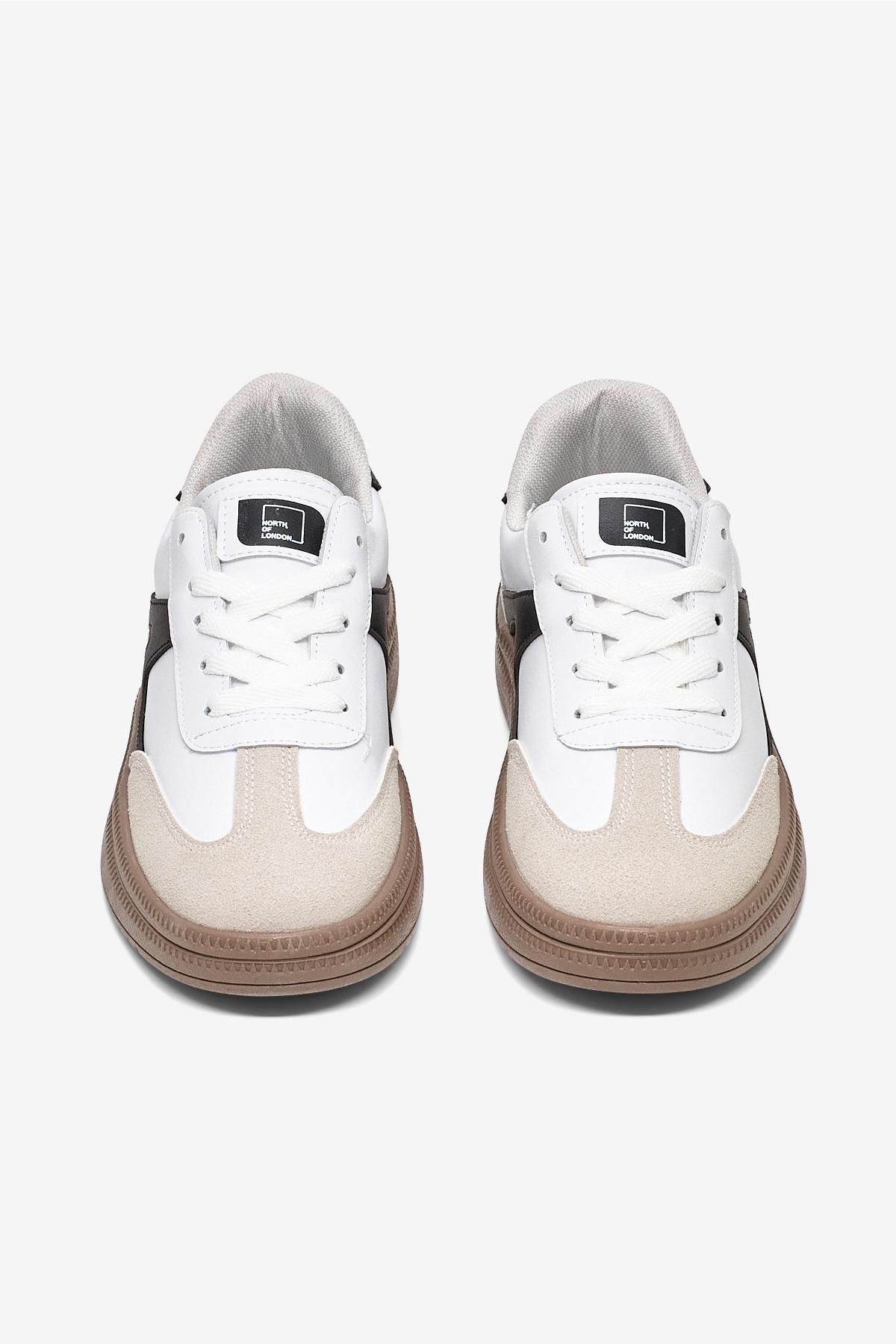 Tonny Black Beyaz Tonny Black Rahat Kalip Kadın Kauçuk Taban Bağcıklı Sneaker