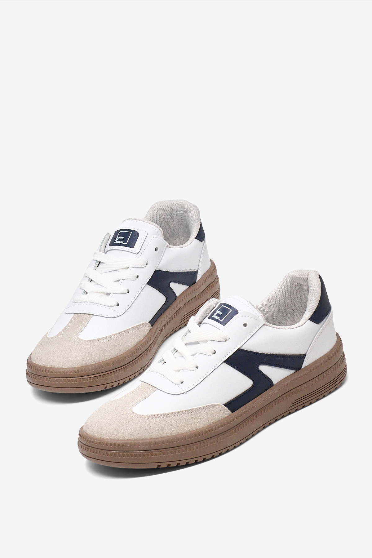 Tonny Black Beyaz Tonny Black Rahat Kalip Kadın Kauçuk Taban Bağcıklı Sneaker