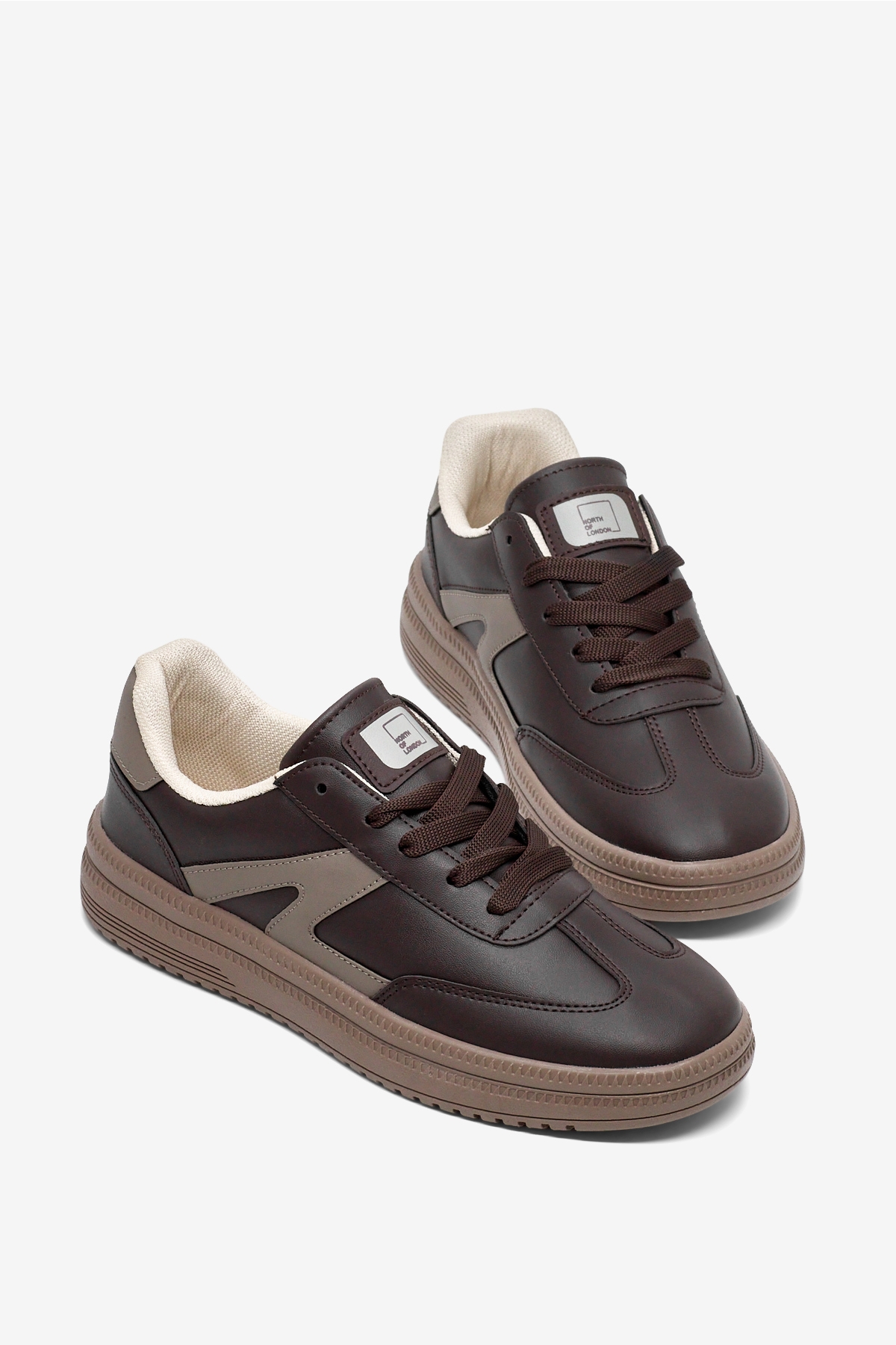 Tonny Black Beyaz Tonny Black Rahat Kalip Kadın Kauçuk Taban Bağcıklı Sneaker