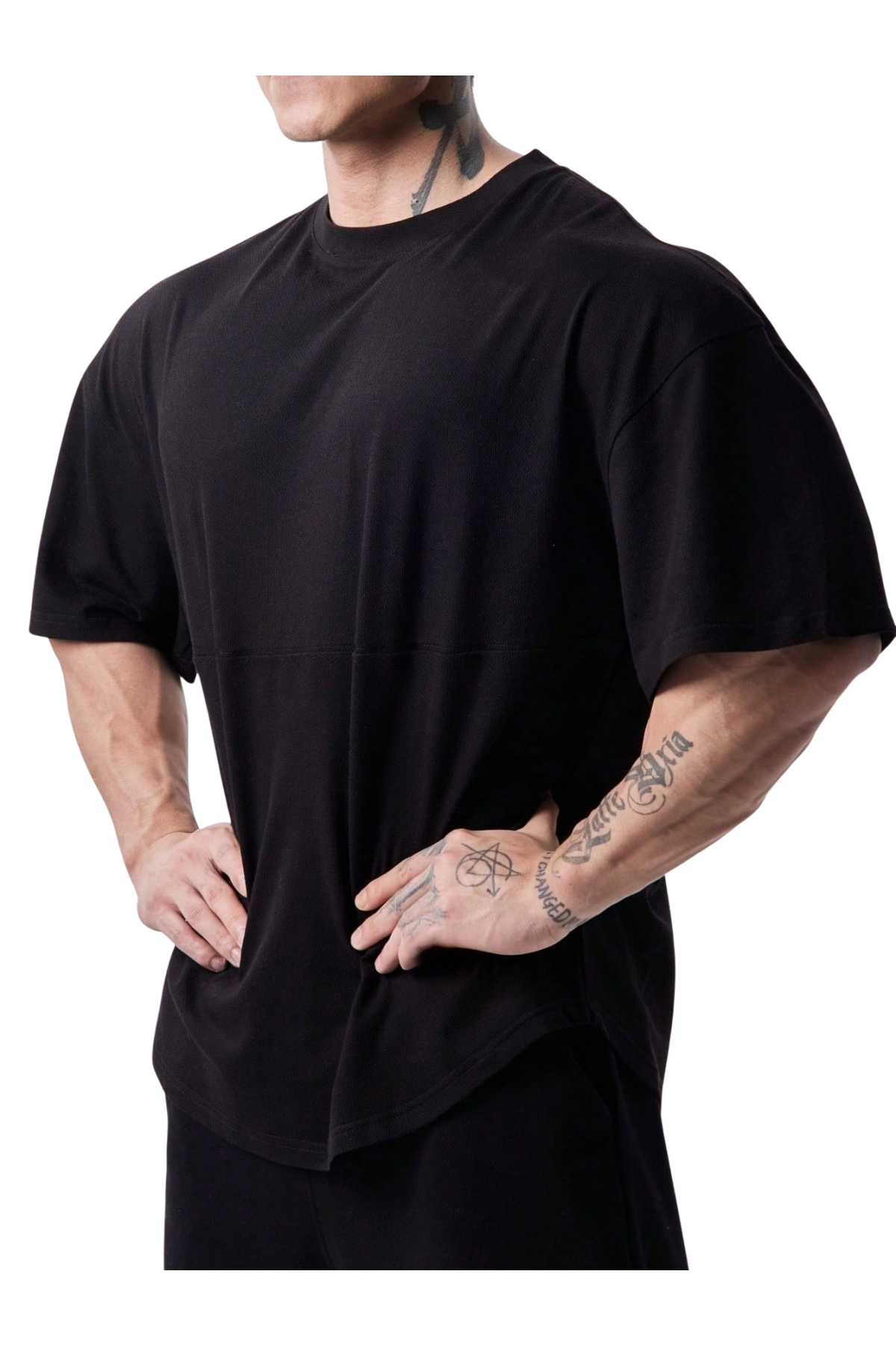 GENIUS STORE Genius Erkek Spor Tişört Oversize Fitness & Gym Antrenman Tişörtü