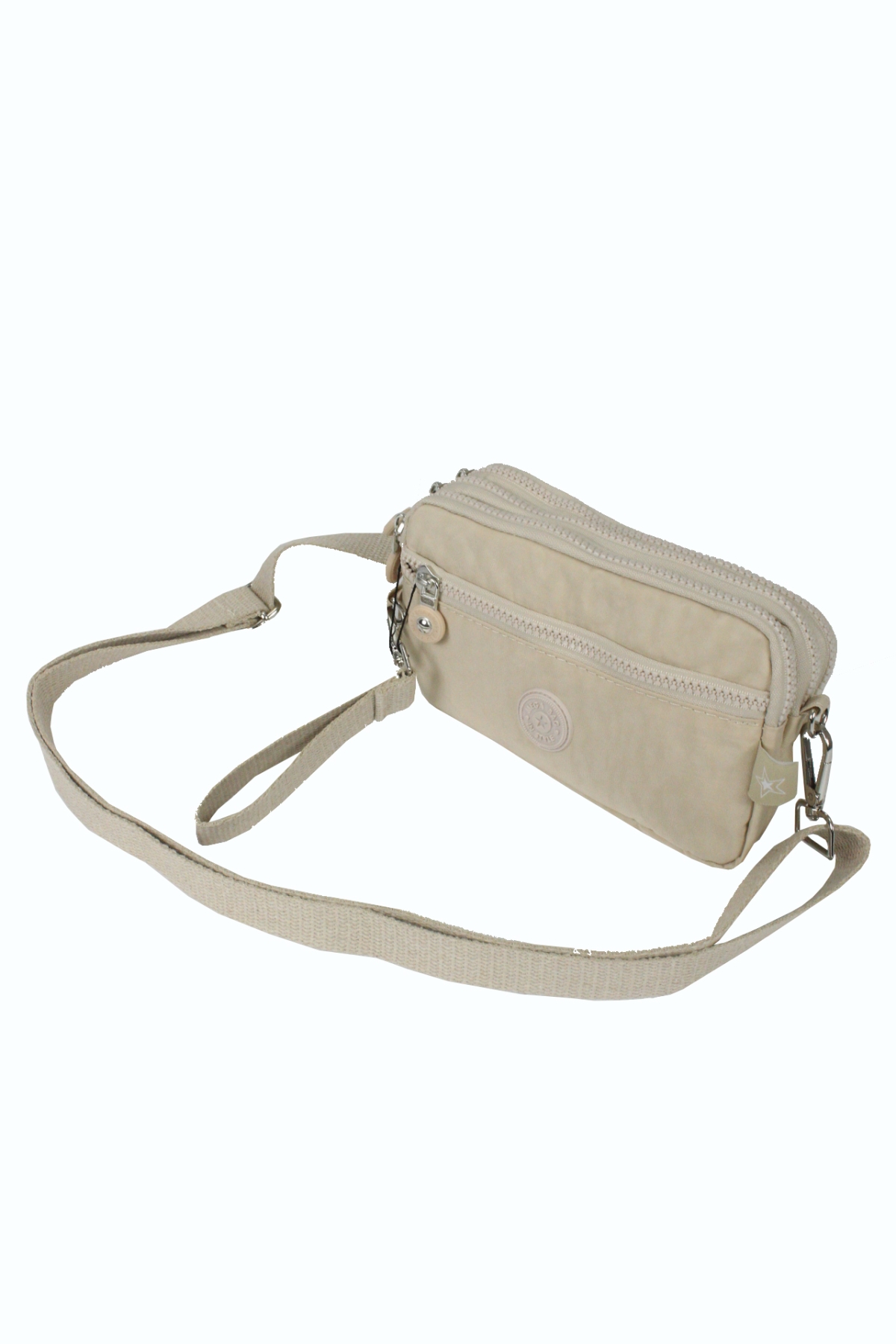M 231 Krinkıl Kumaş Unisex El Omuz Çantası, Telefonluk (yatay