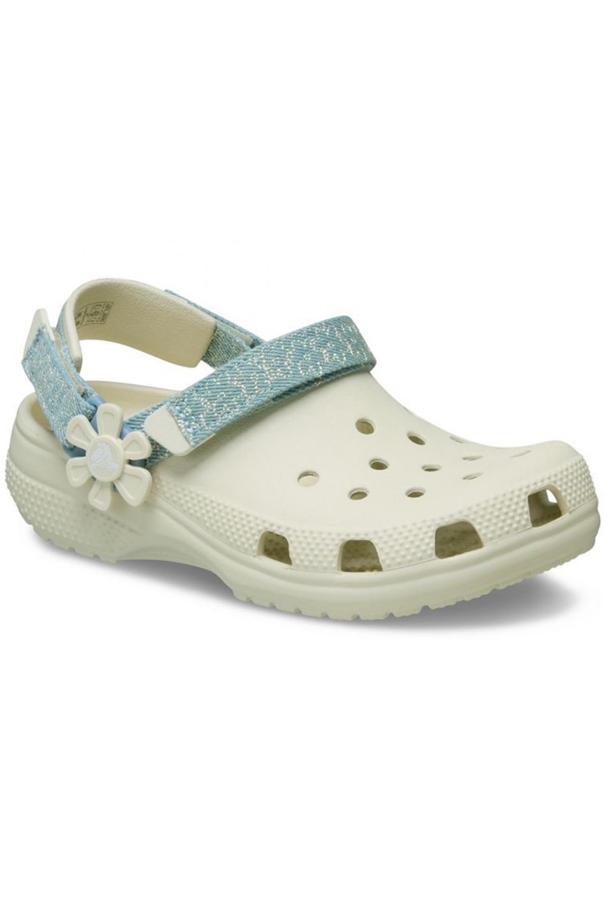 Crocs Clsc Dnm Flwr Adj Backstrapcgk bej