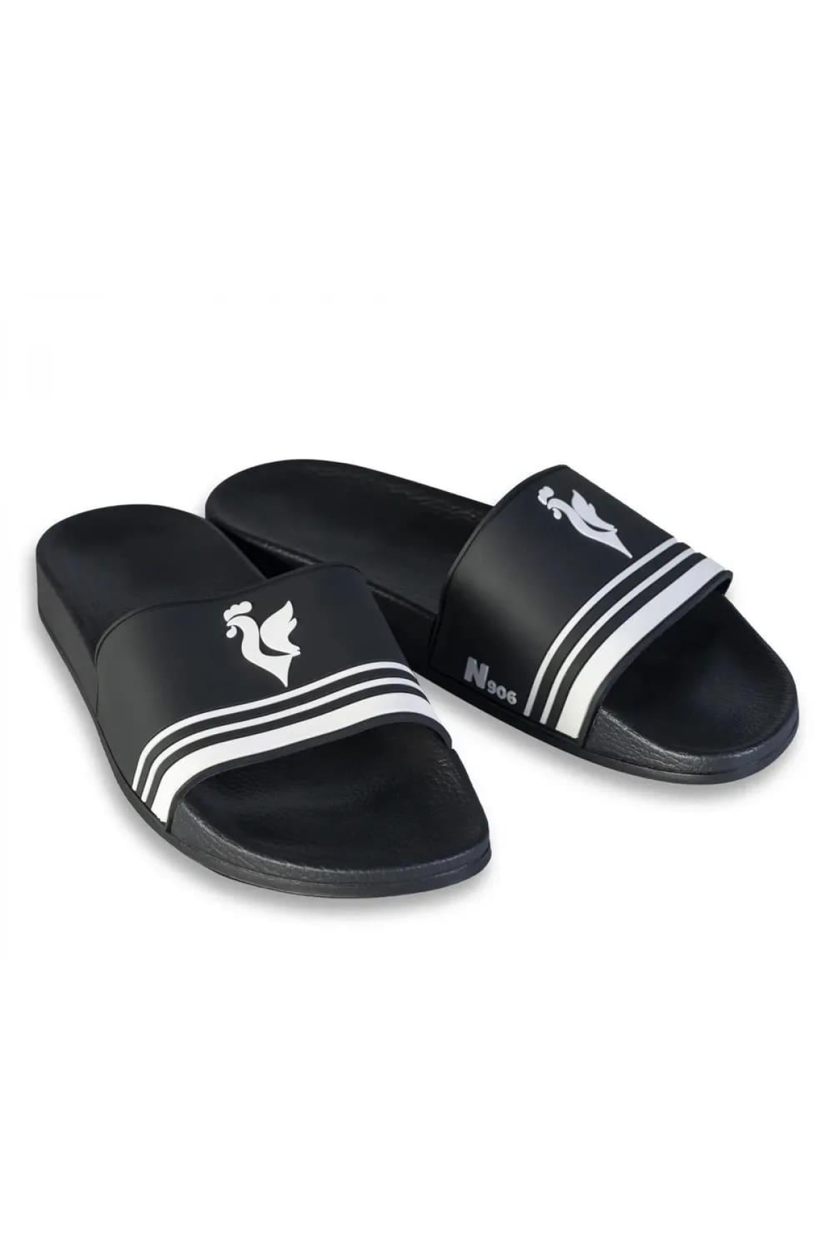 Oregon Shoes N906S1 Cockerel Siyah Plaj Deniz Havuz Erkek Günlük Terlik