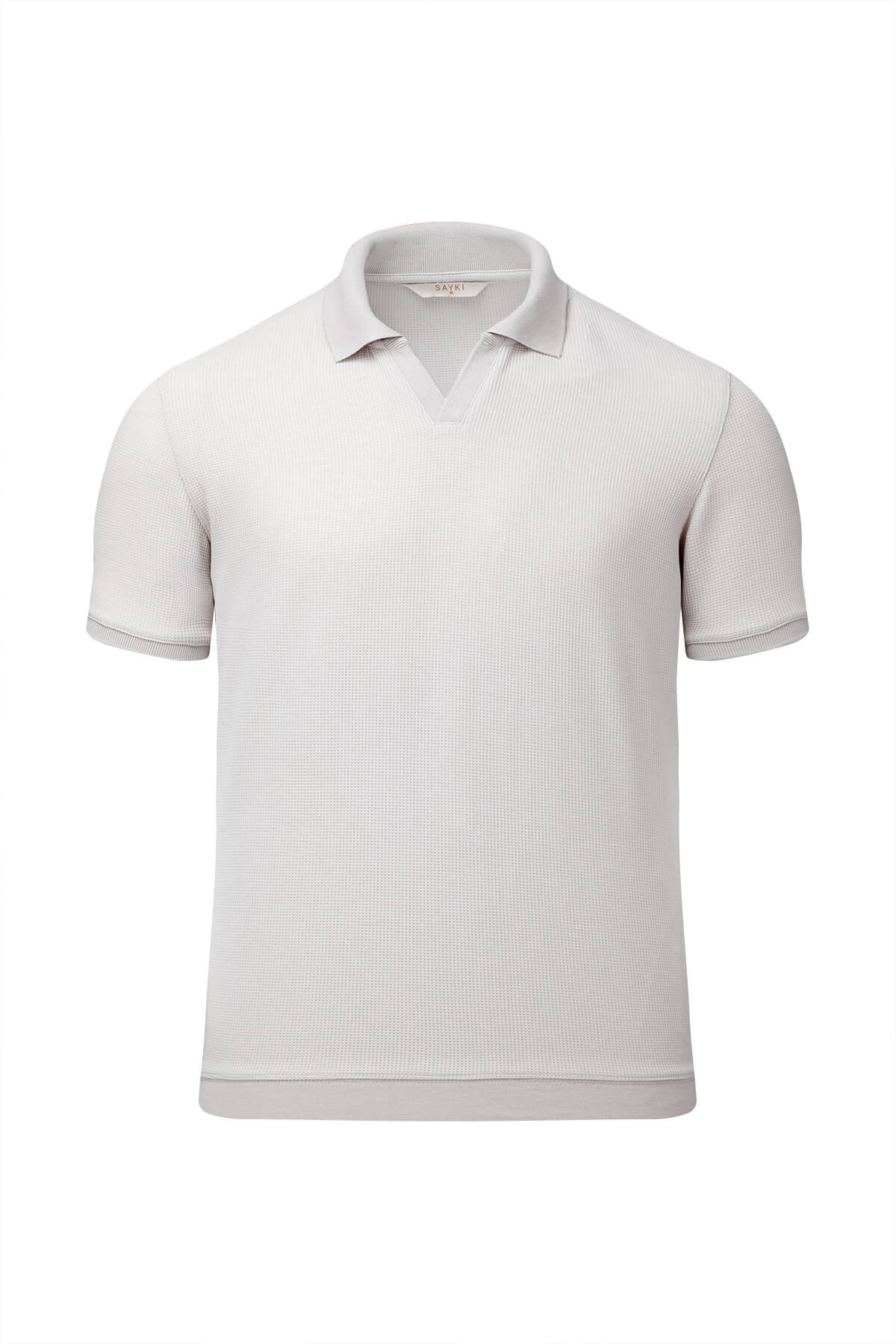 Hatemoğlu Ekru Regular Fit Polo Yaka Pamuklu Tişört