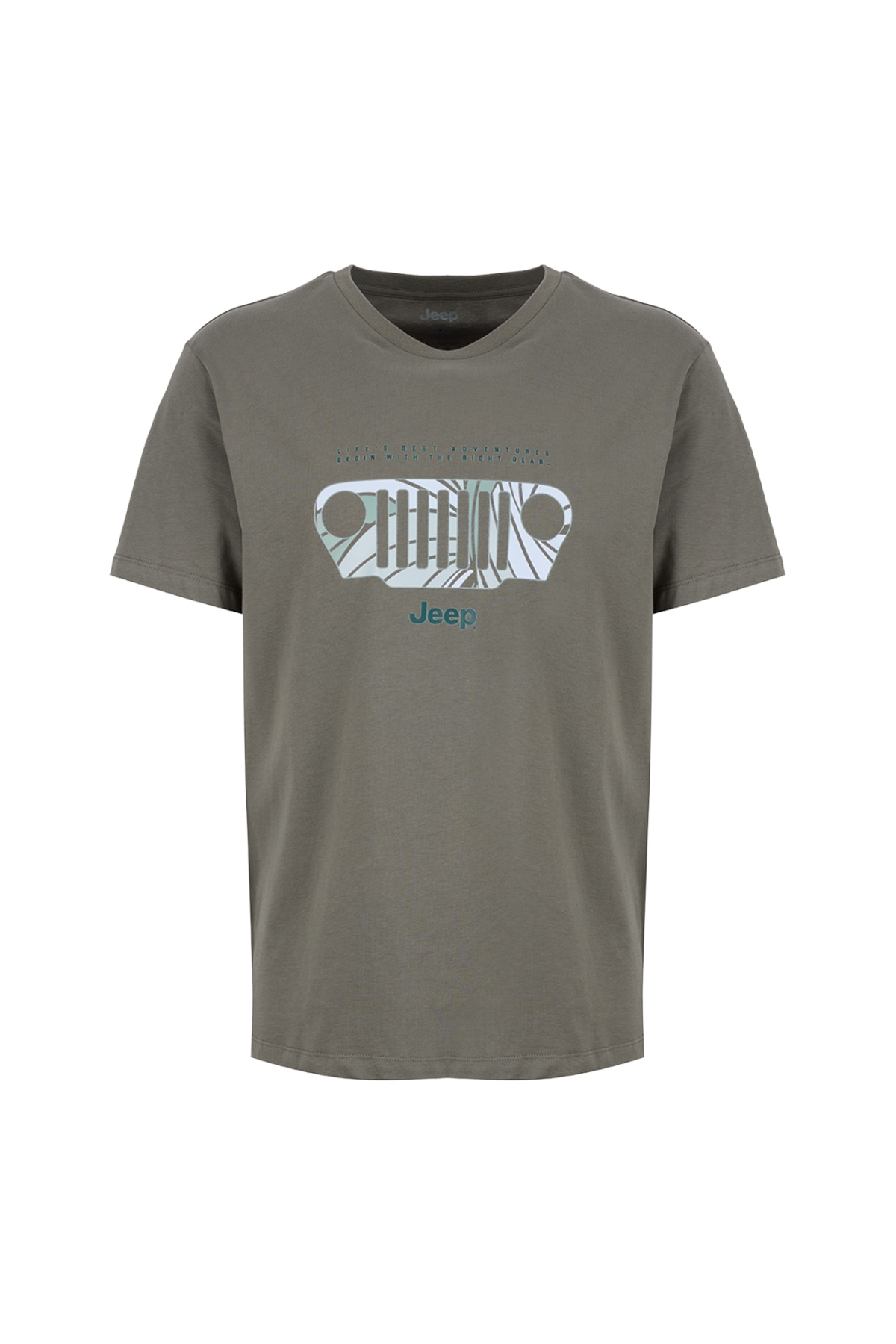 Haki Erkek Relaxed Baskılı T-Shirt J6SM-TST7276 Fiyatları