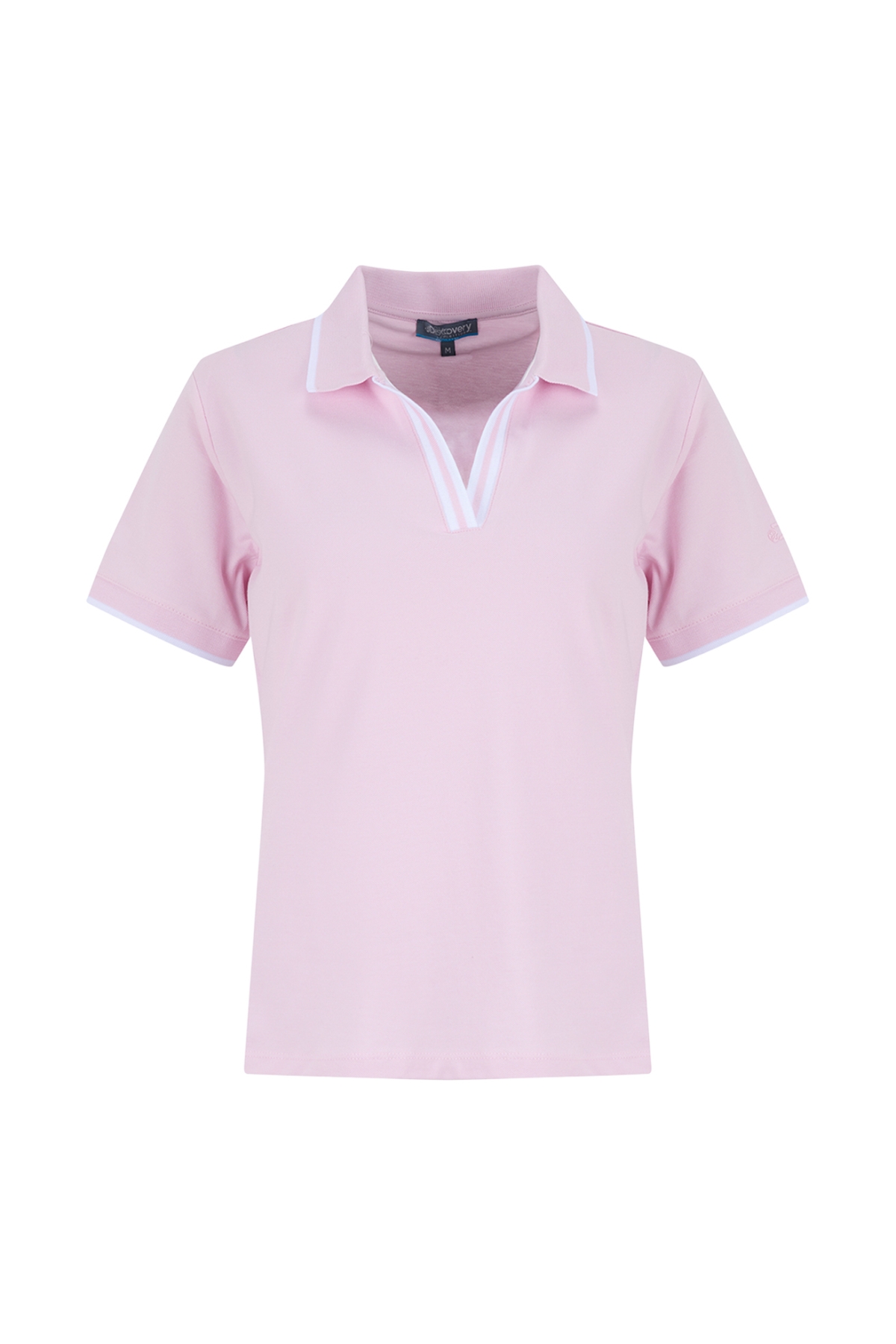 Discovery Expedition Pembe Pamuk Karışımlı Polo T-Shirt D6SL-TST3503