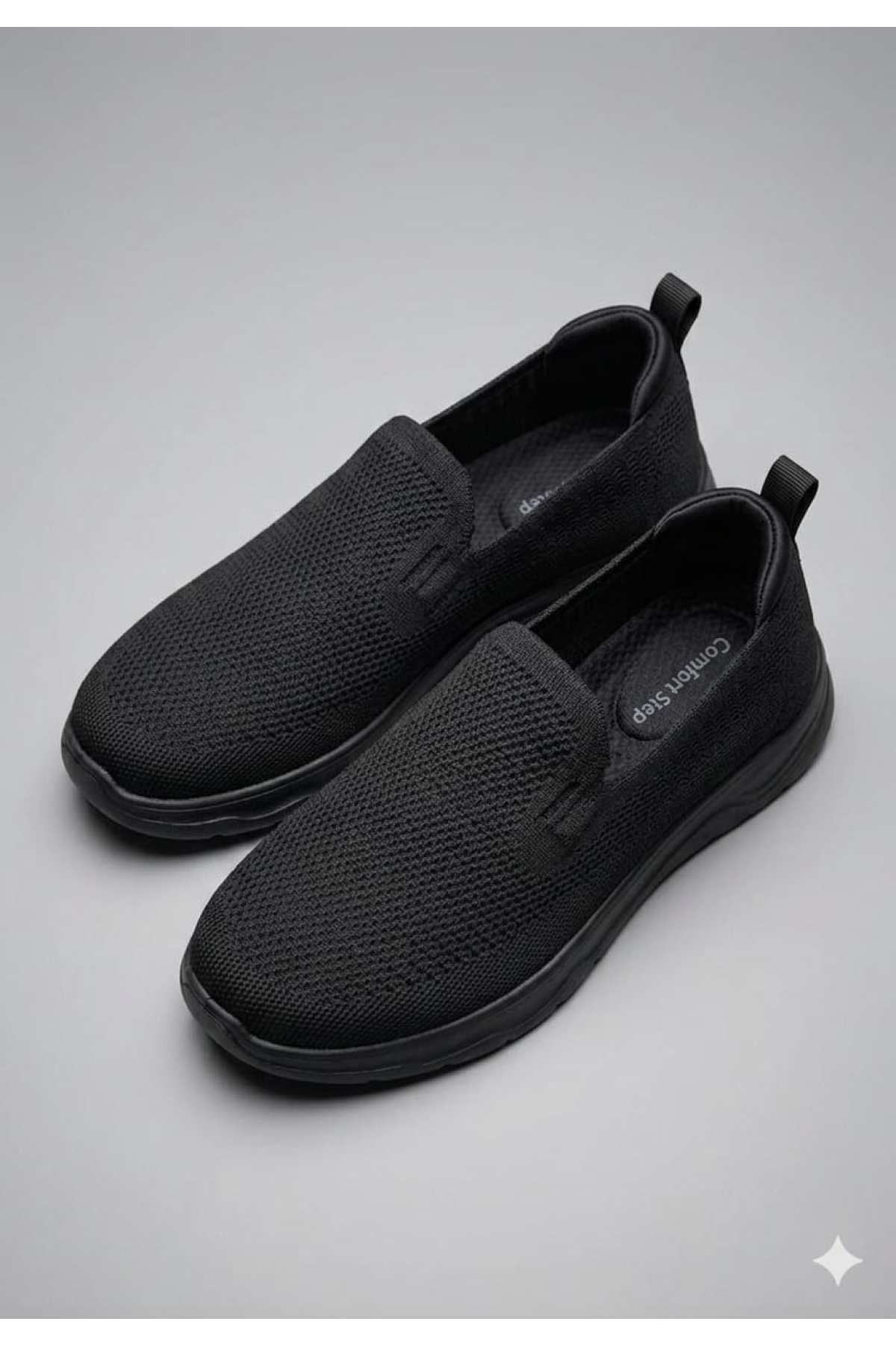 Mcdark Erkek Siyah Siyah Triko Aqua Yazlık Sneaker Ayakkabı