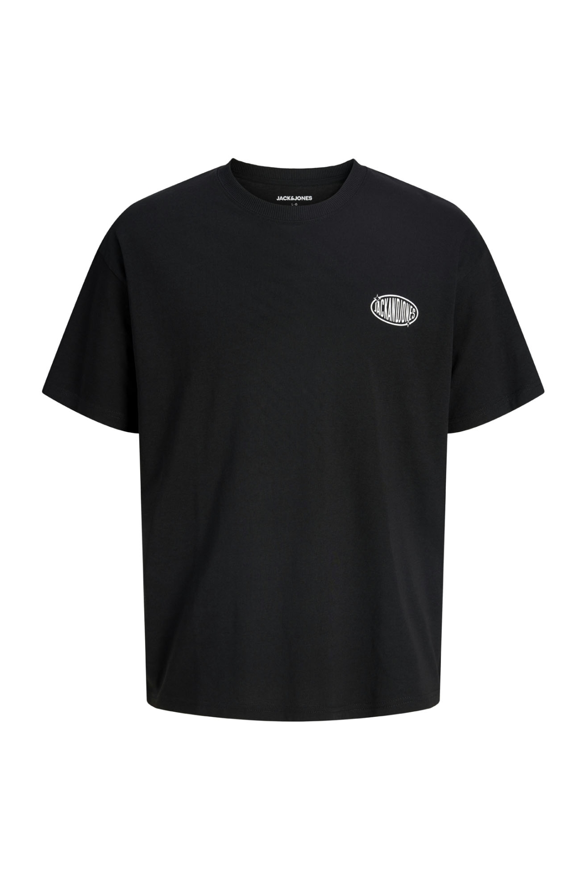 Siyah Erkek Regular Fit Logo Baskılı T-Shirt 12298480 JJLEGACY TEE