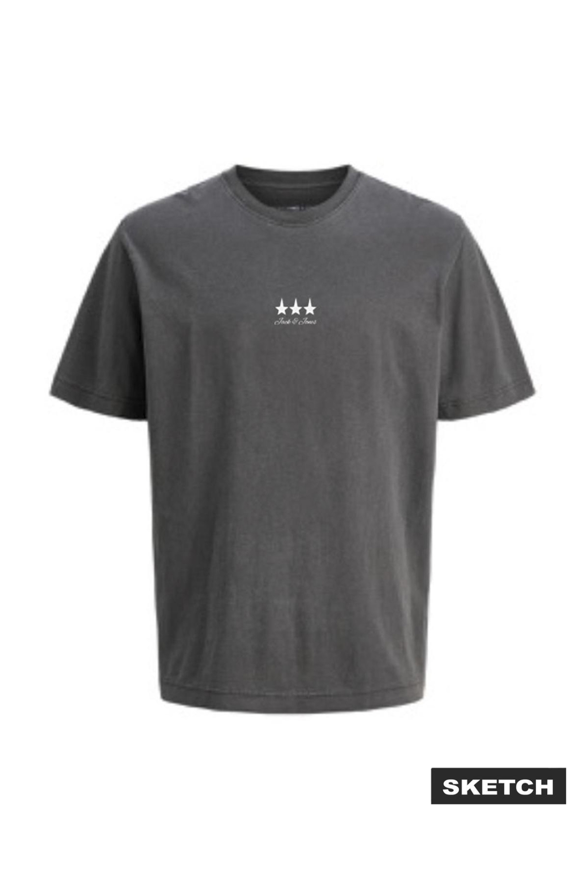 Gri Erkek Regular Fit Logo Baskılı T-Shirt 12307702 JCOWALLACE