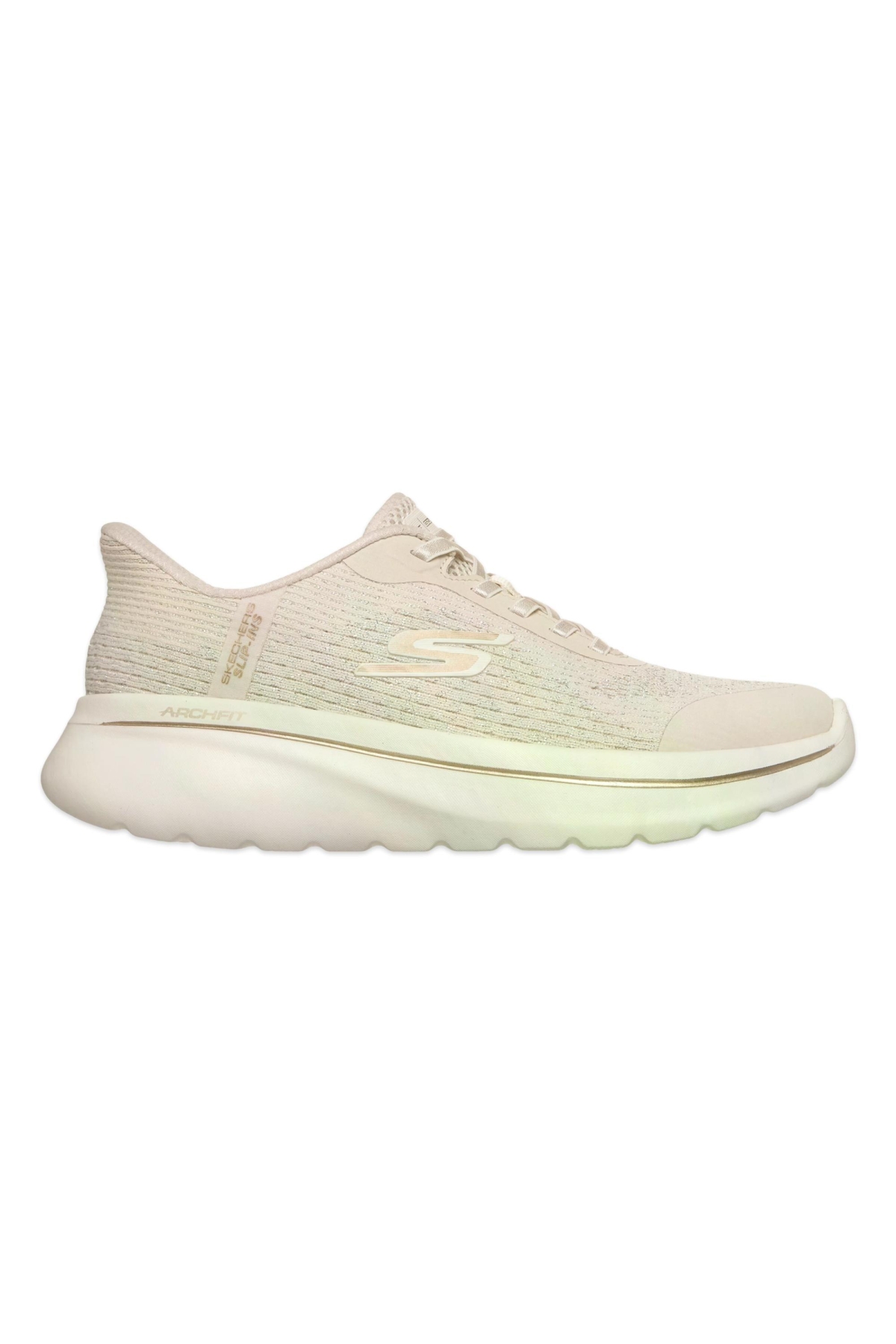 Skechers 125852Tk Go Walk Arch Fit N-Joy Slipins Pudra bej