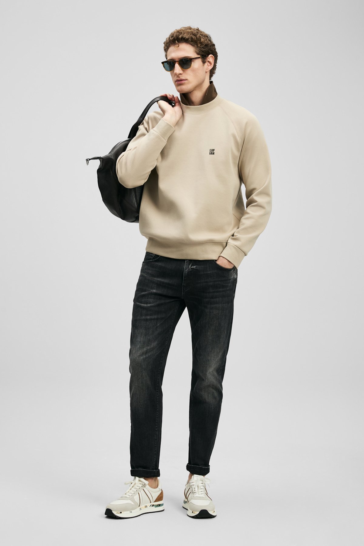 Erkek Luta Smart Slim Fit Jean Pantolon 111200243 Antrasit