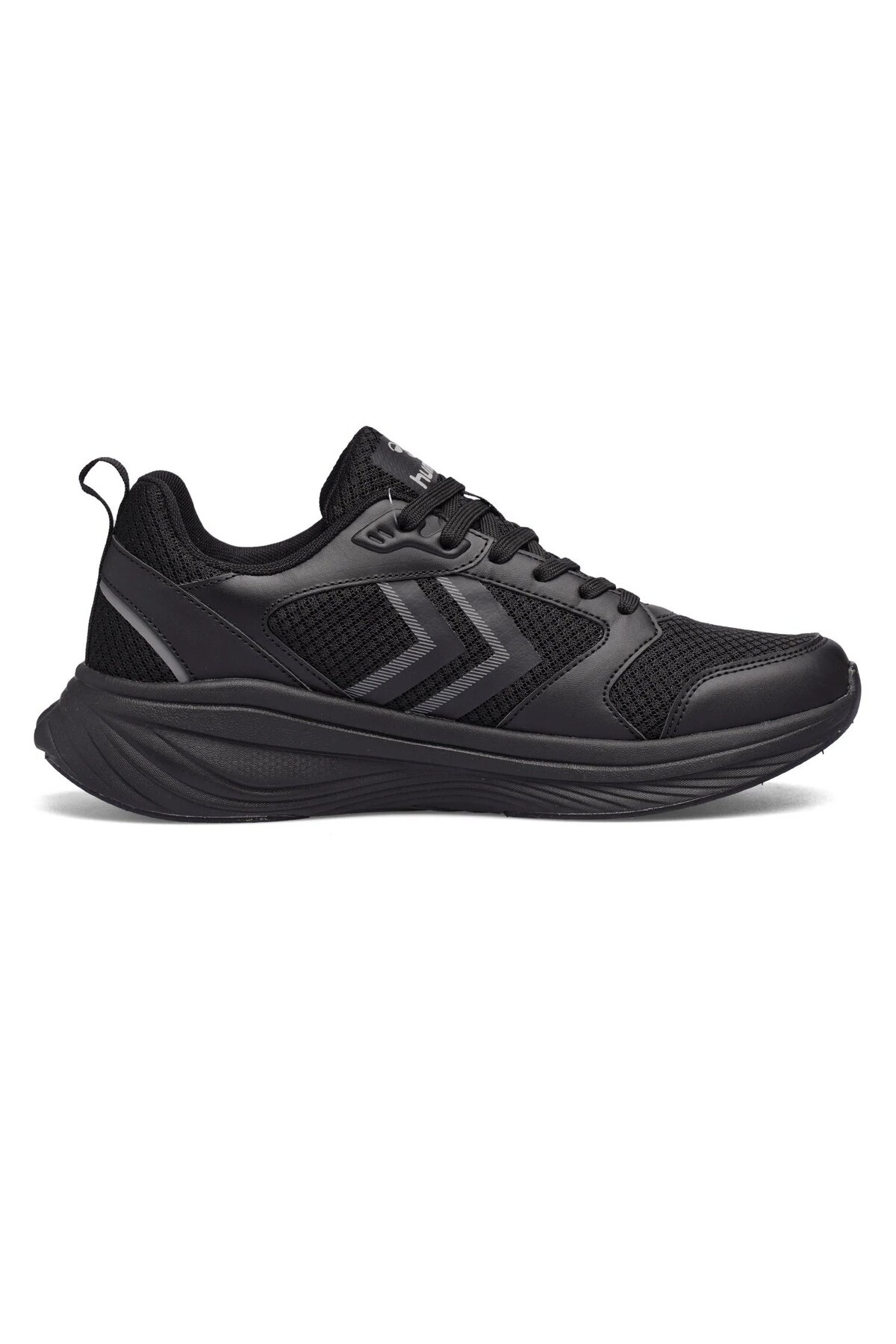 Siyah-Siyah Unisex Fileli Hafif Esnek Yürüyüş Koşu ve Spor