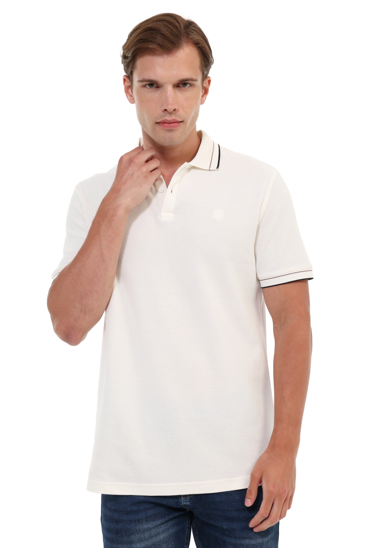 ML CLIFF 11CSH-1002 5FX Siyah Erkek Kısa Kol T-Shirt - Lumberjack