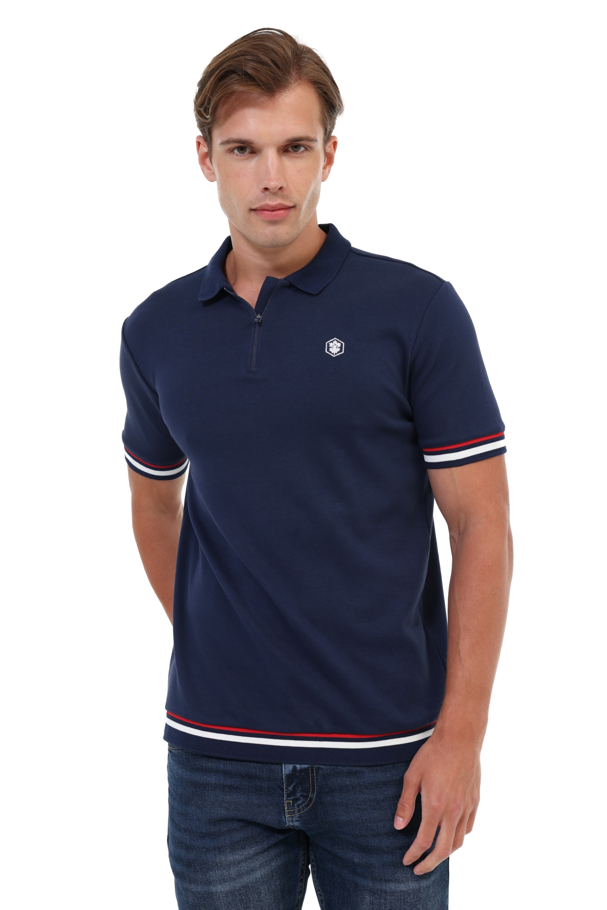 「RT-193446」 MB CT461 SHERMAN T-SH 6FX Siyah Erkek Kısa Kol T-Shirt - Lumberjack