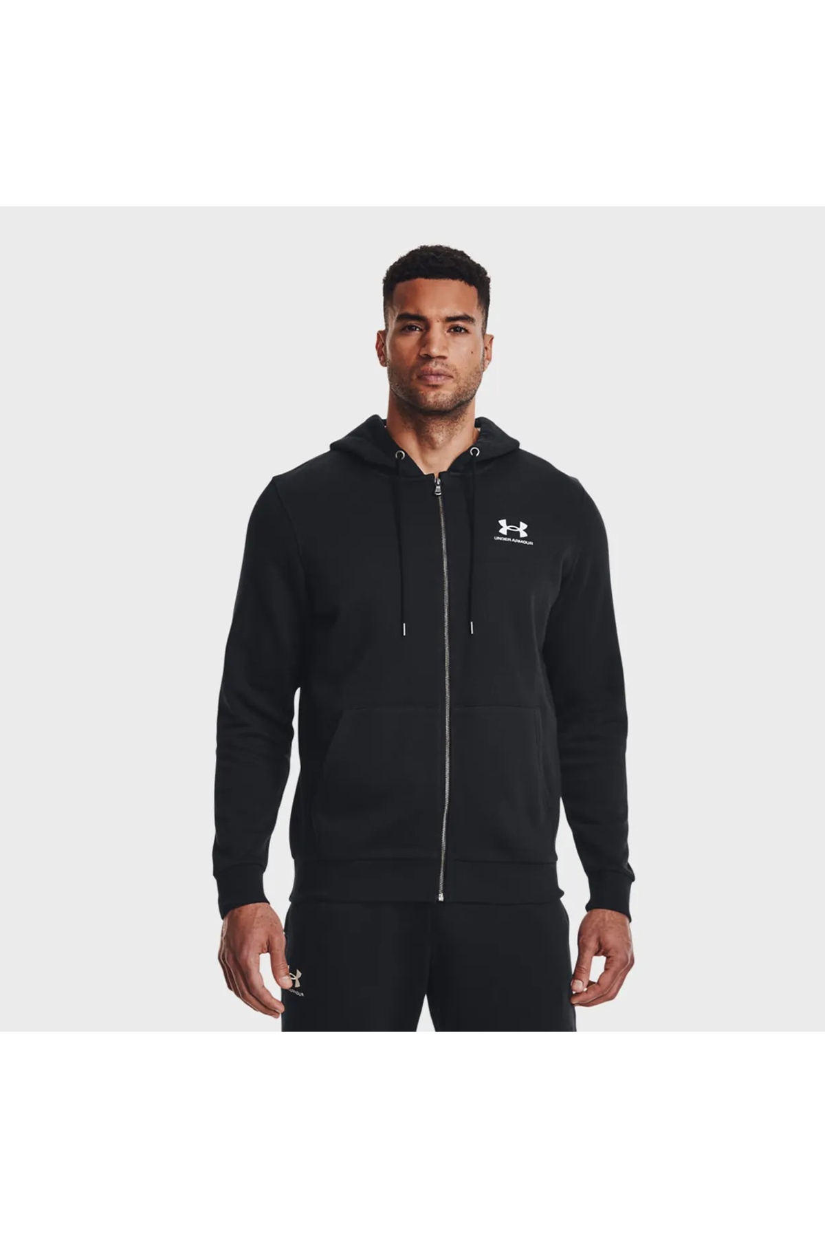 Under Armour Icon Fleece Erkek Siyah Ceket