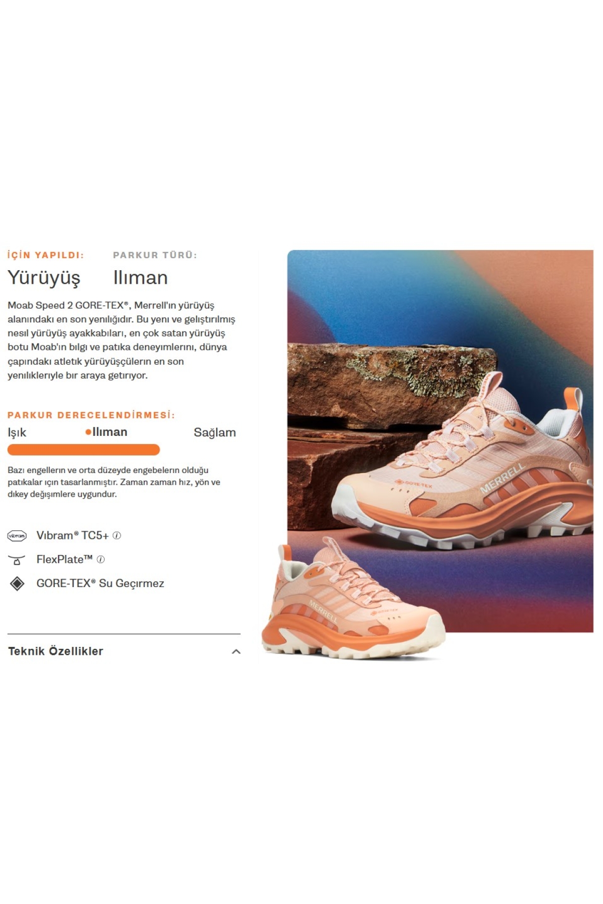 Moab Speed 2 Gtx Gore-Tex® Unisex Spor Ayakkabı Fiyatları
