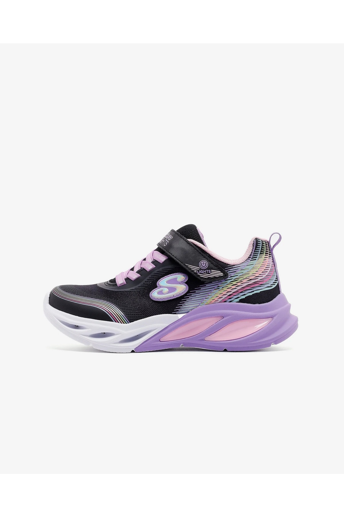 Skechers Cosmic Glow Rainbow Beam siyah