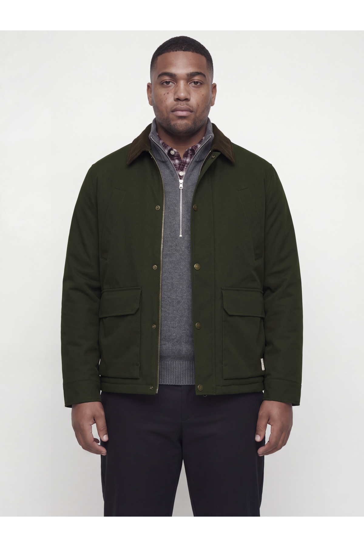 Jack Jones Jornorrebro Padded Barn Jacket Pls Erkek Yeşil Büyük