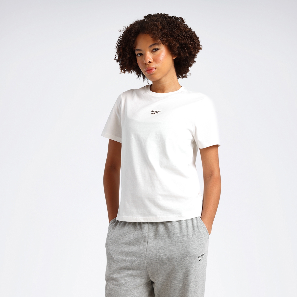 REEBOK EQUIPMENT ON FIELD PLAYERS Tシャツ Kısa Kol T-Shirt Kadın Ekru ID CLASS REG TEE - Reebok