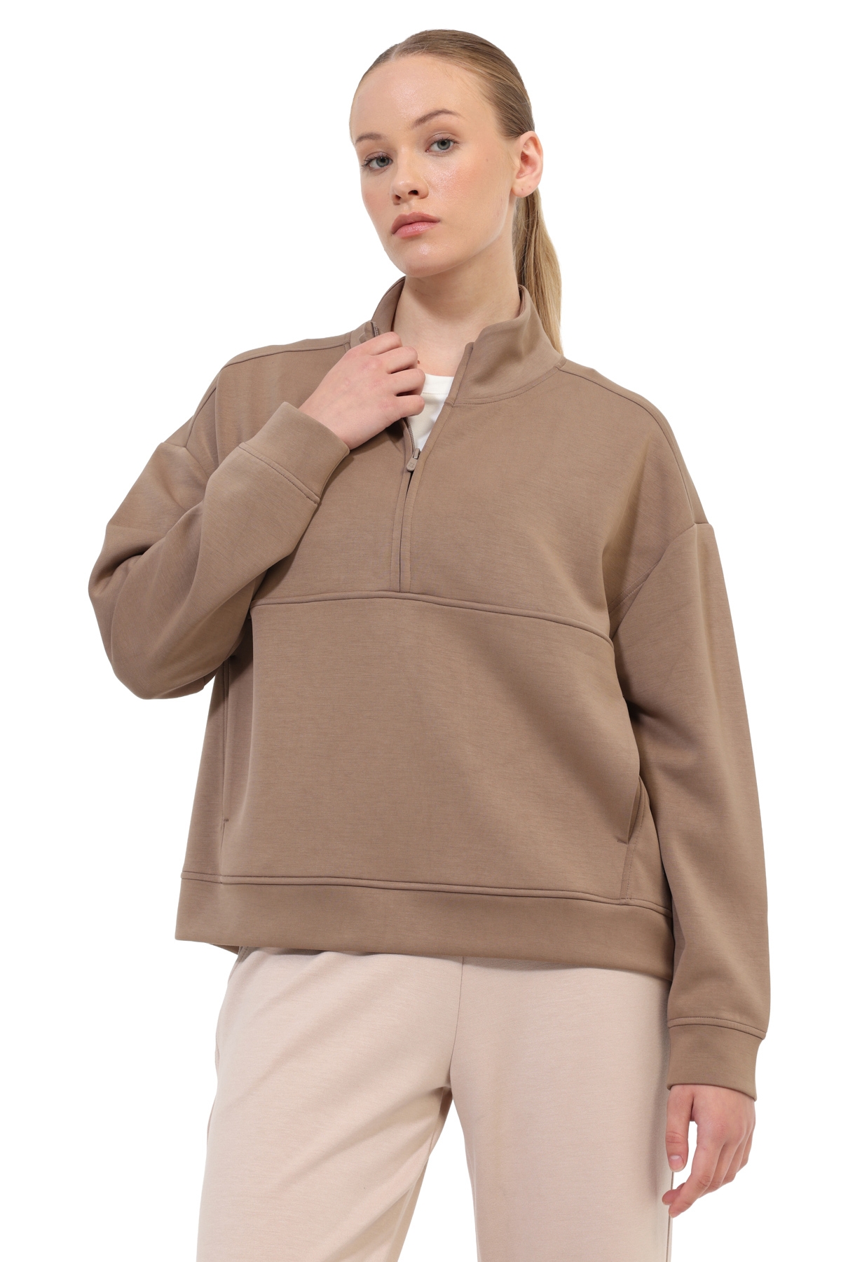 Sweatshirt Kadın A KAHVE WL 17YAVES - Lumberjack