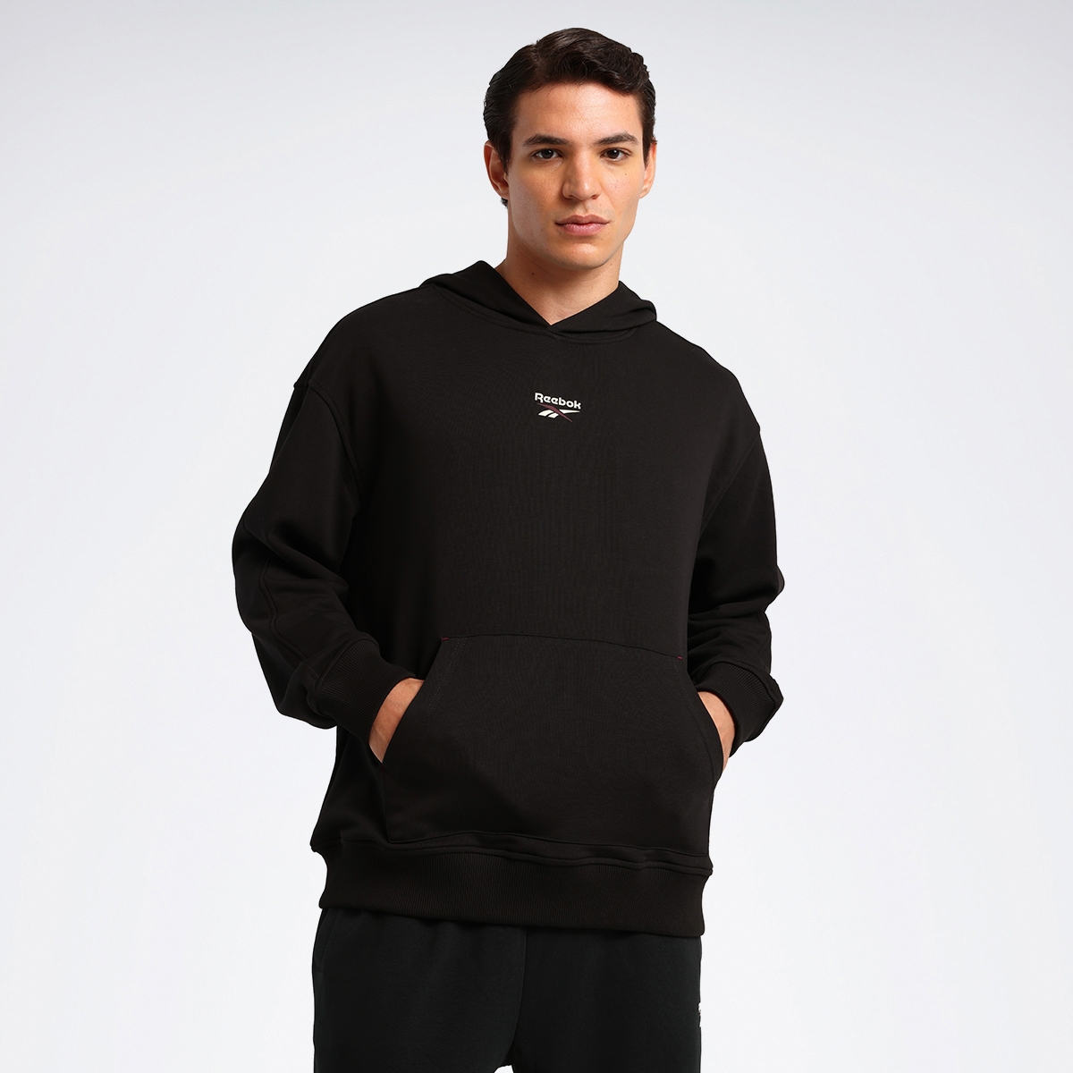R-RONDON スエット Sweatshirt Erkek Siyah TORAZO HOODIE - Reebok
