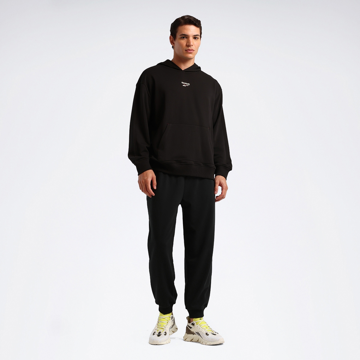 Sweatshirt Erkek Siyah TORAZO HOODIE - Reebok
